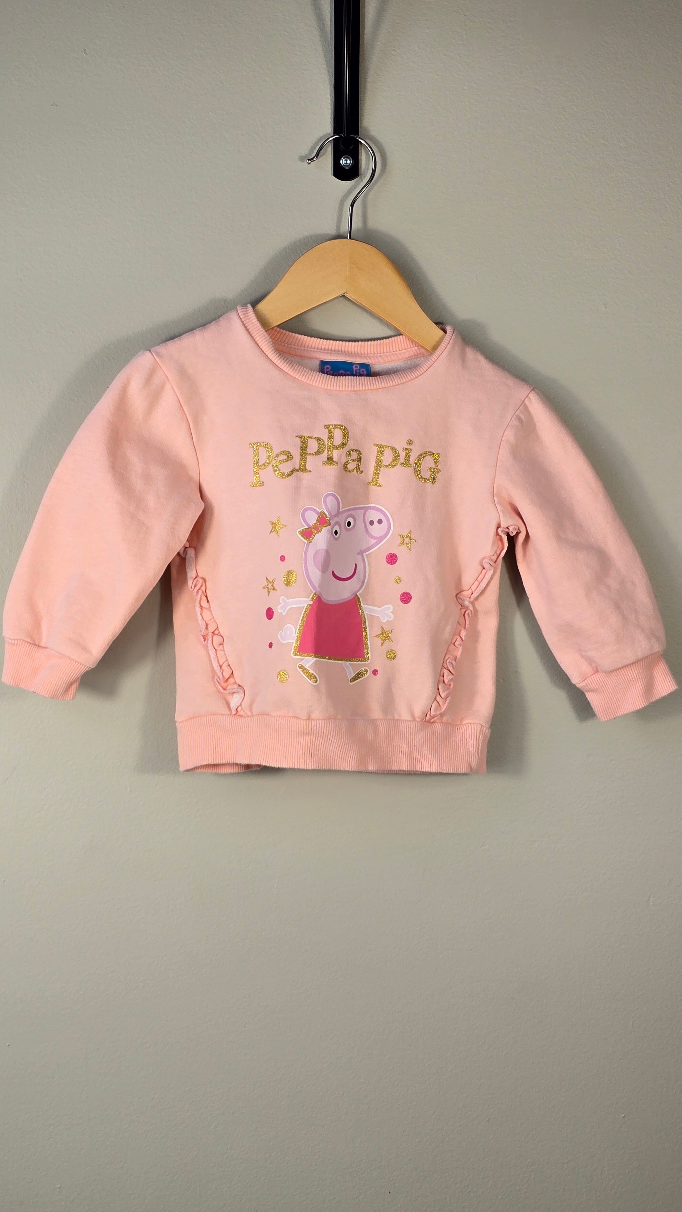 Chandail en molleton Peppa pig 3T