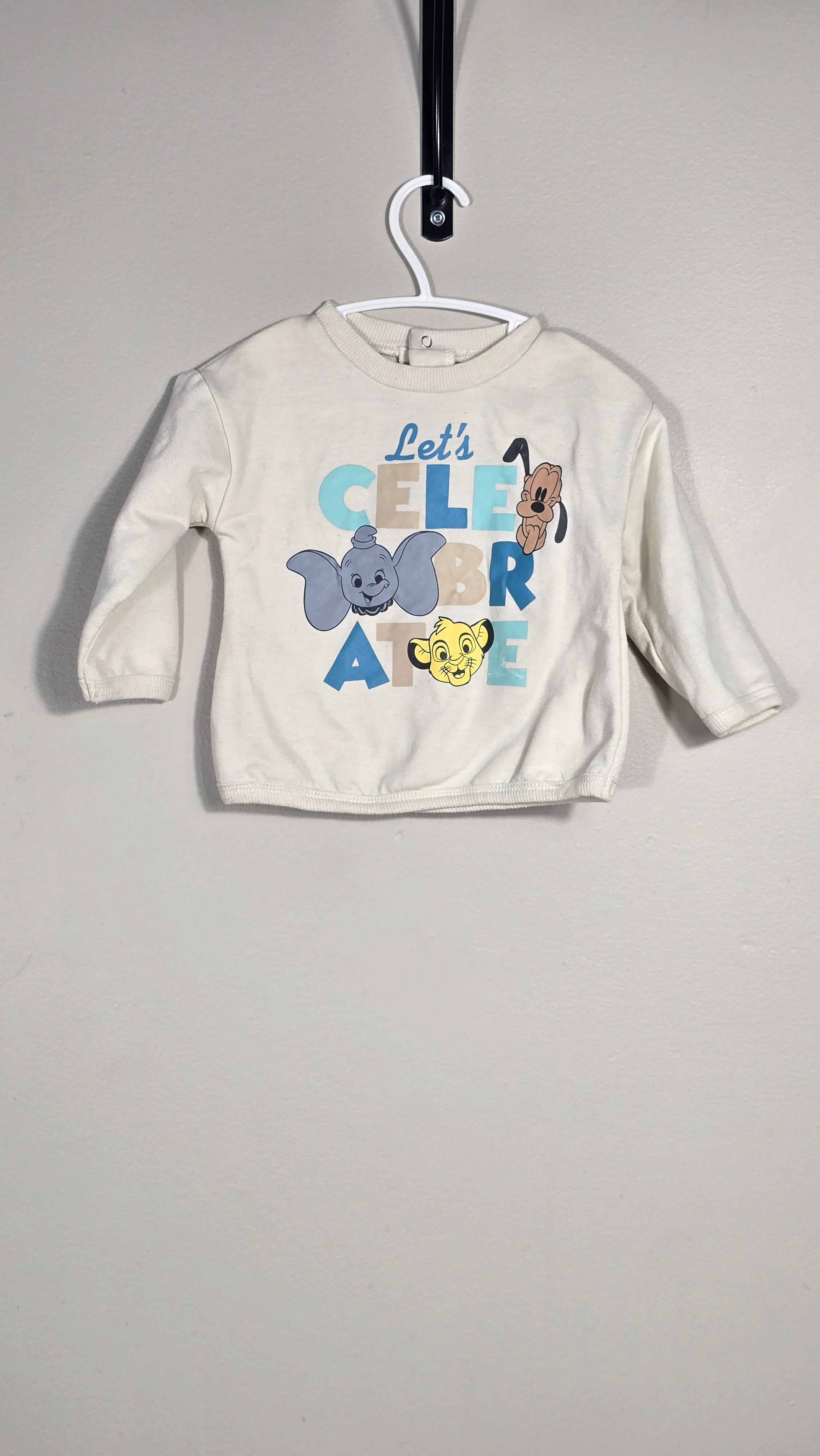 Crewneck | Disney 100 | 6-12 mois *Écriture craquée