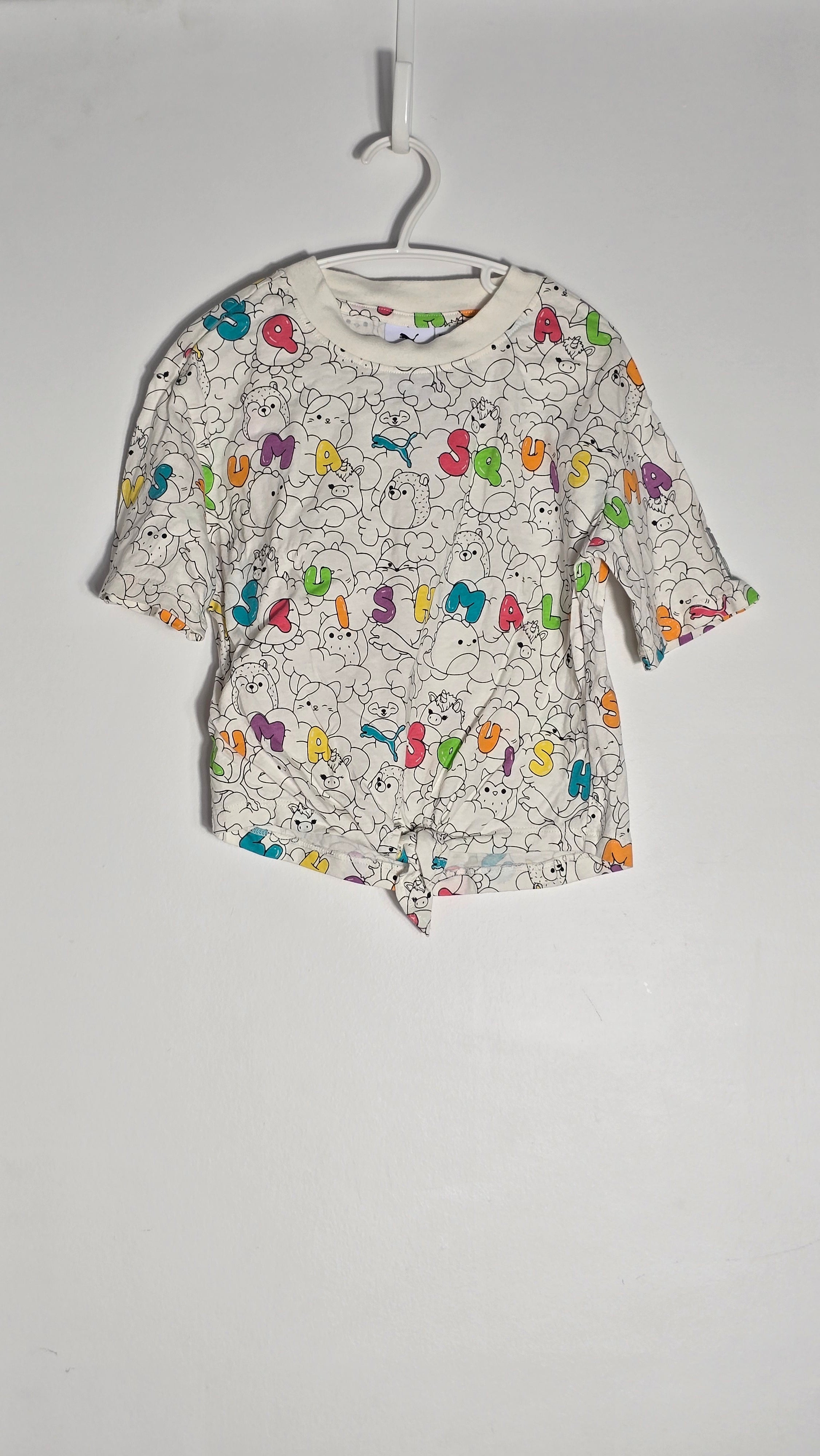 T-shirt à noeud | Squishmallows | XS (env. 4-5A)