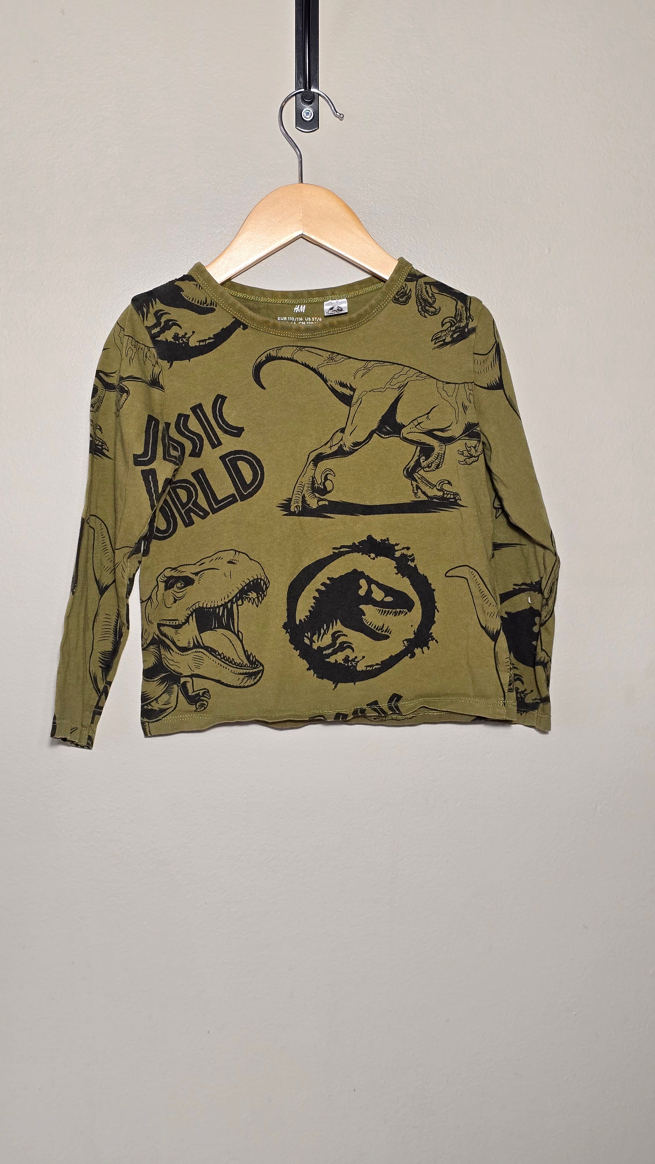 Chandail à manches longues Jurassik World | H&M | 4-6 ans
