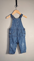 Salopette denim | George | 12-18 mois *Pâli aux genoux