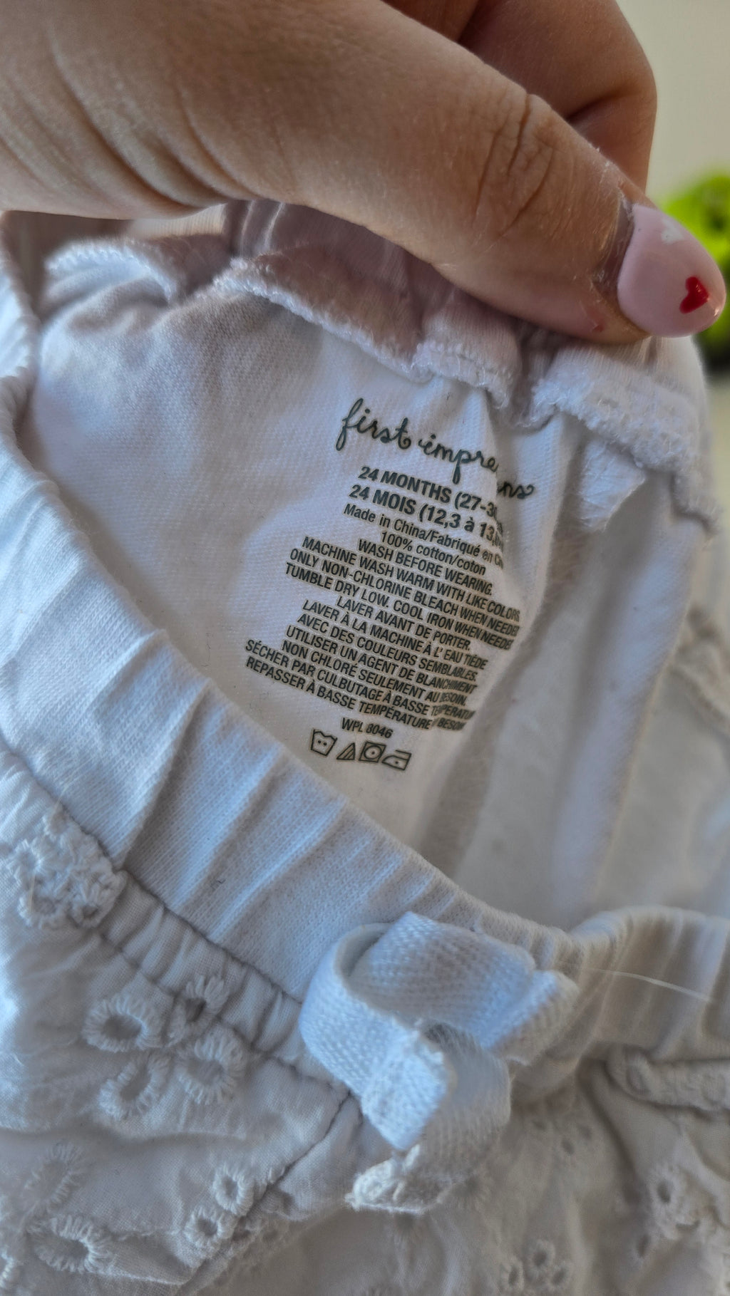 Short firsts impressions 24 mois