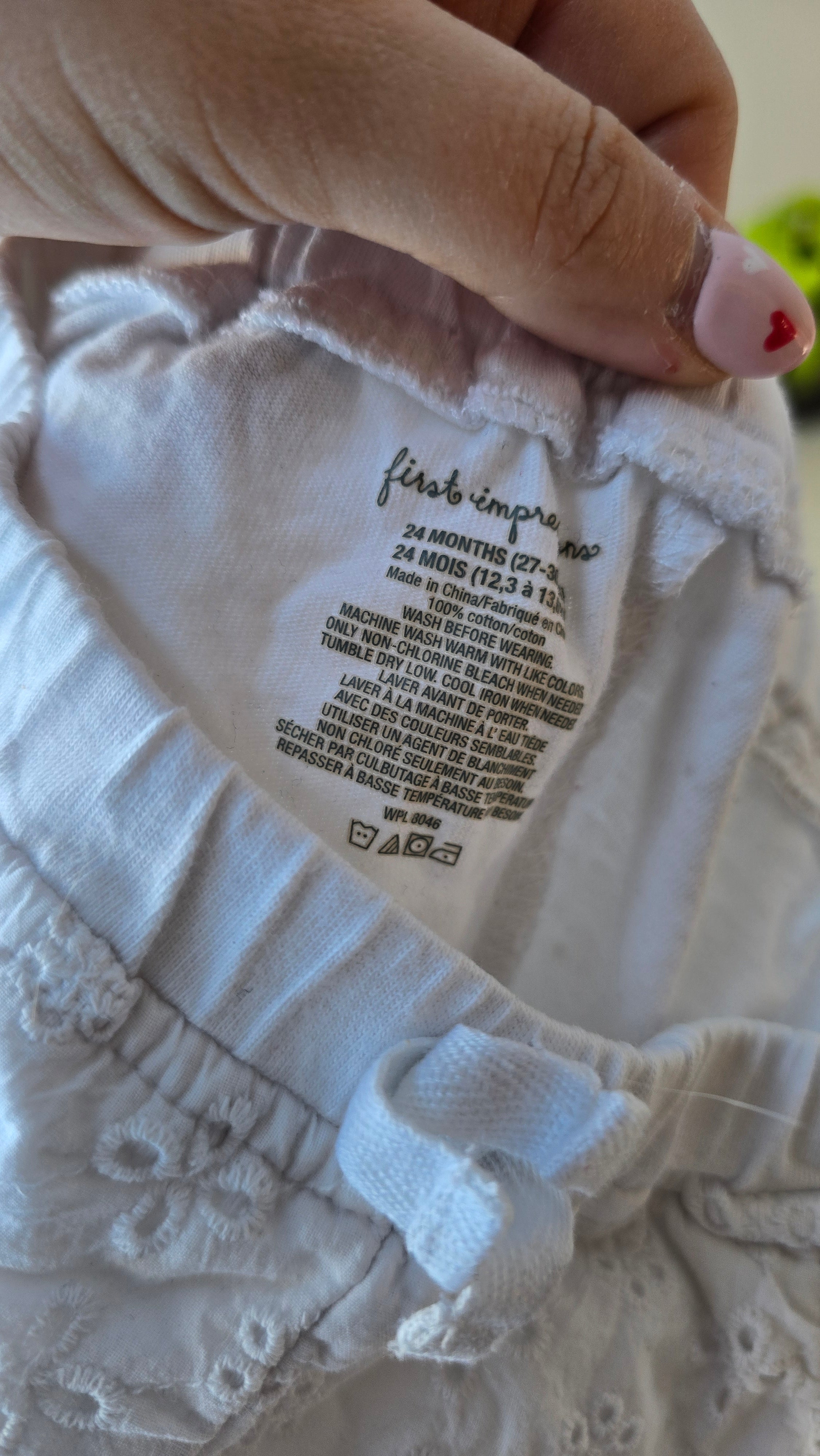 Short firsts impressions 24 mois