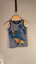 Camisole dinosaure surfer | Place sport | 2T