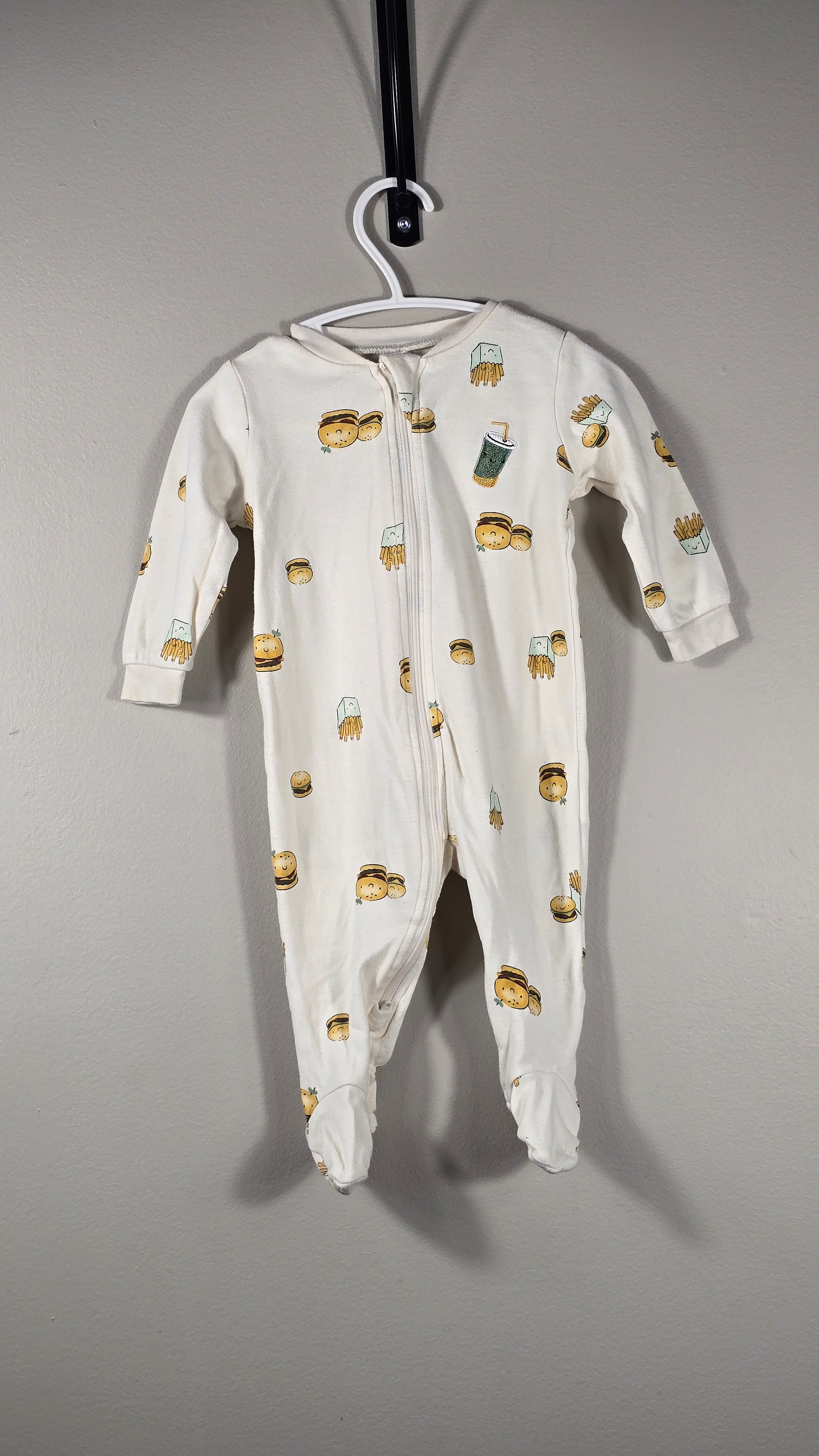 Pyjama hamburgers | Pekkle | 6 mois *un peu mousseux