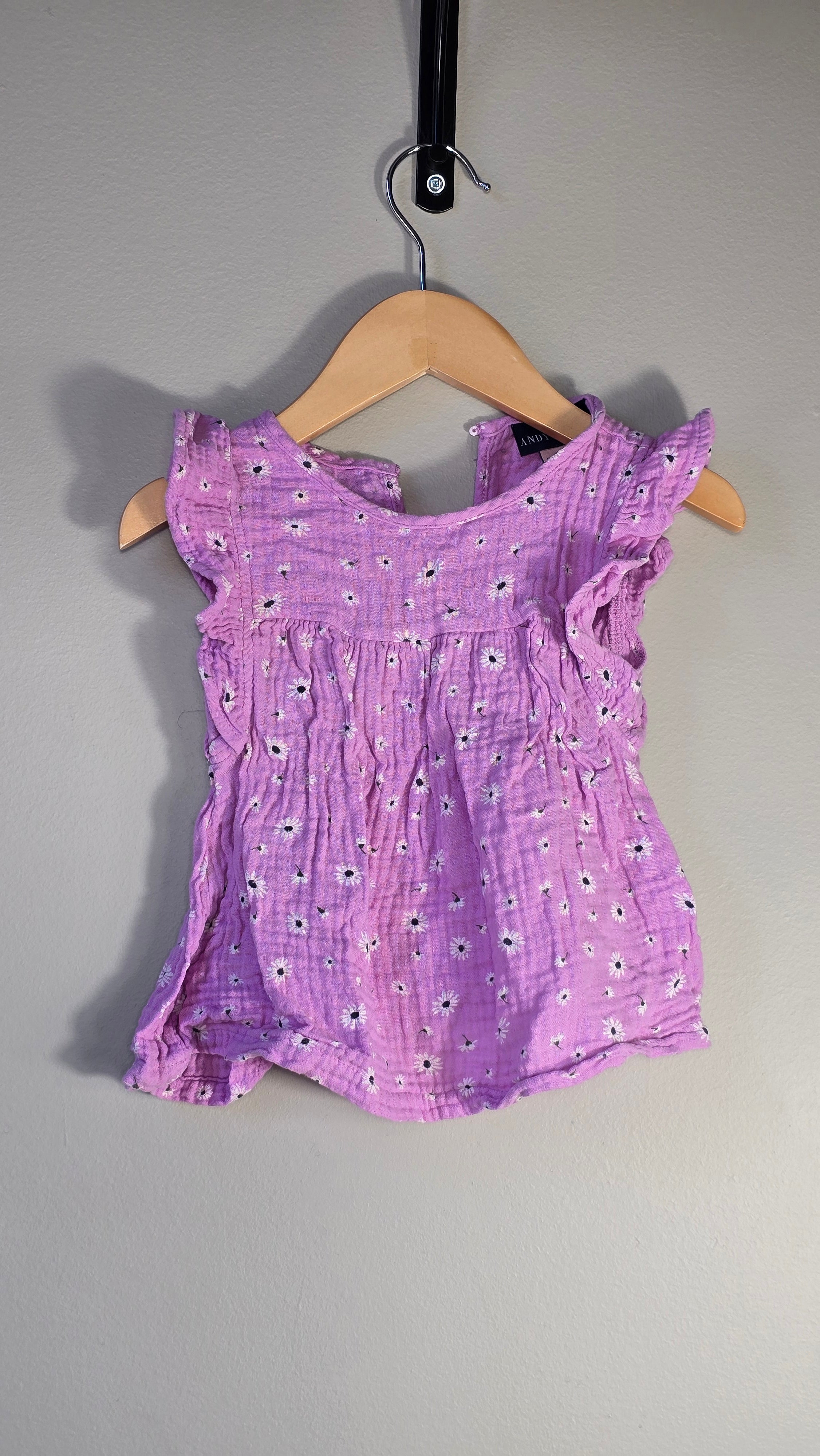 Chiffon floral T-shirt | Andy & Evan | 3T