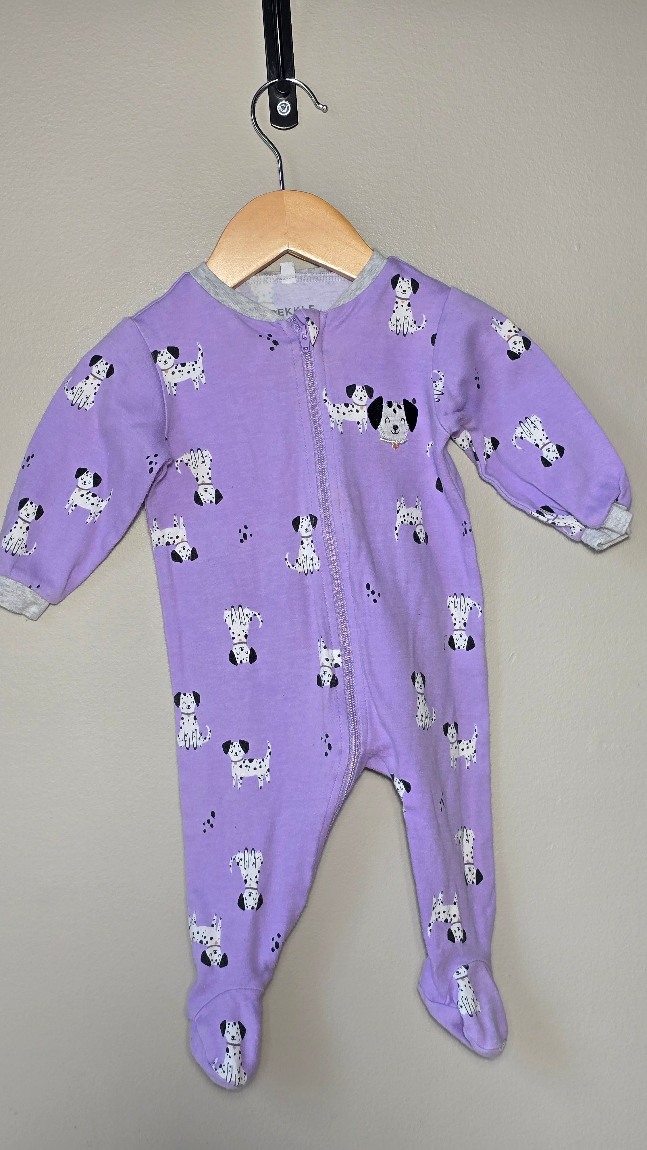 Dalmatian pajamas | Pekkle | 6 months *Slightly fuzzy