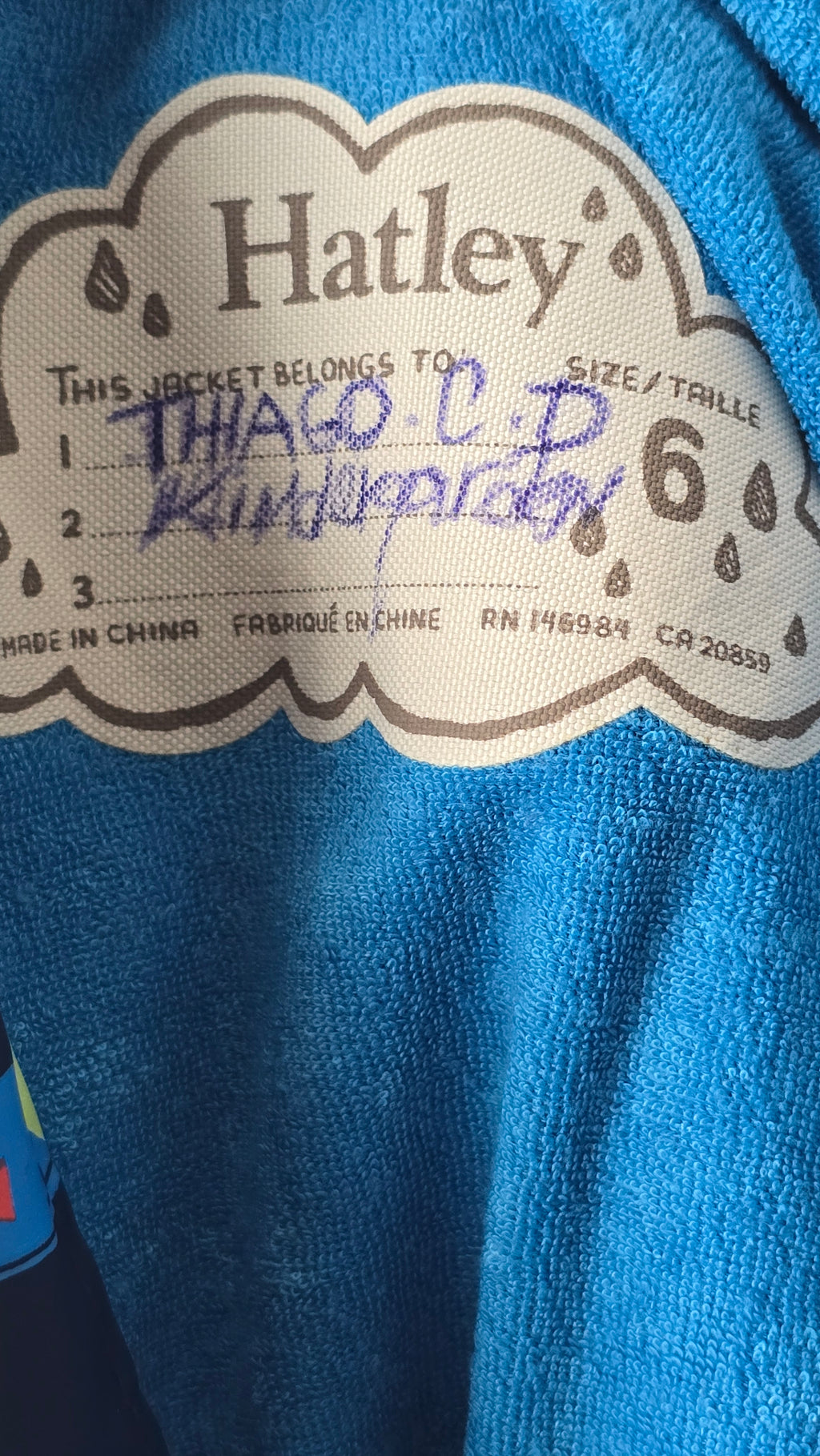 Imperméable Hatley 6 ans
