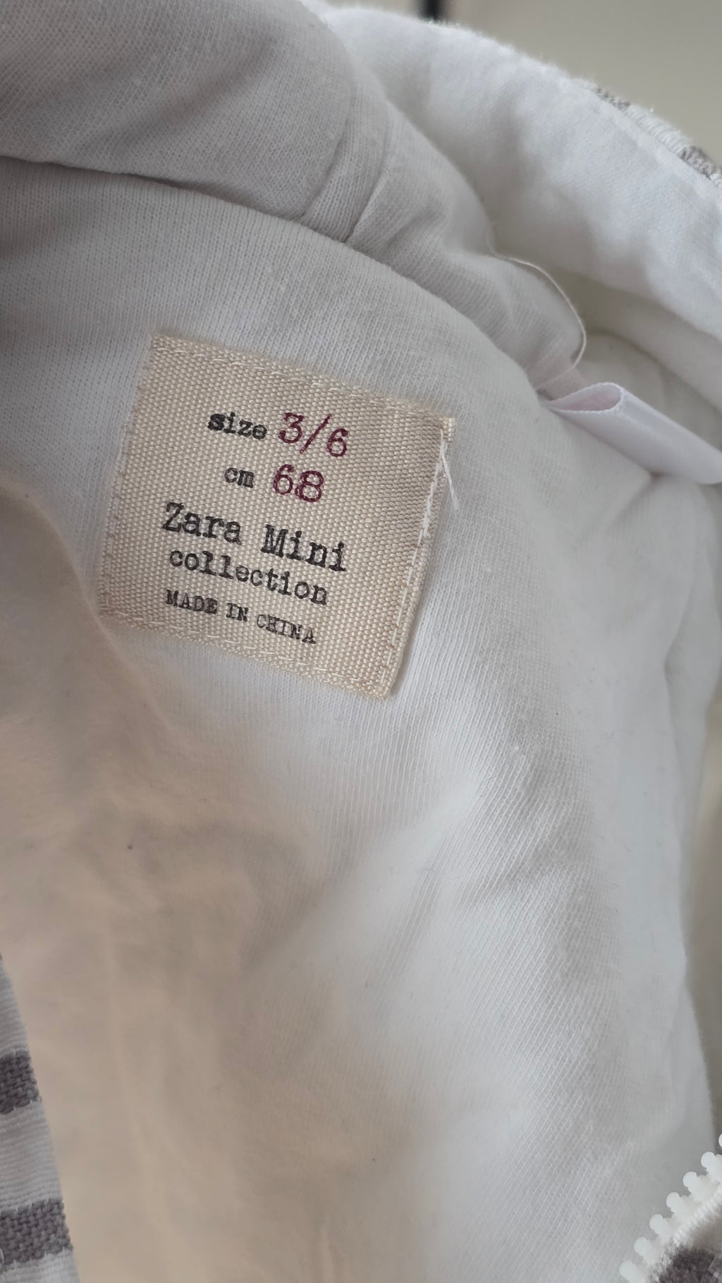 Veste doublée Zara 3-6 mois
