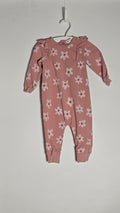 Romper long fleurs pixelisées | Miles the label | 3-6 mois