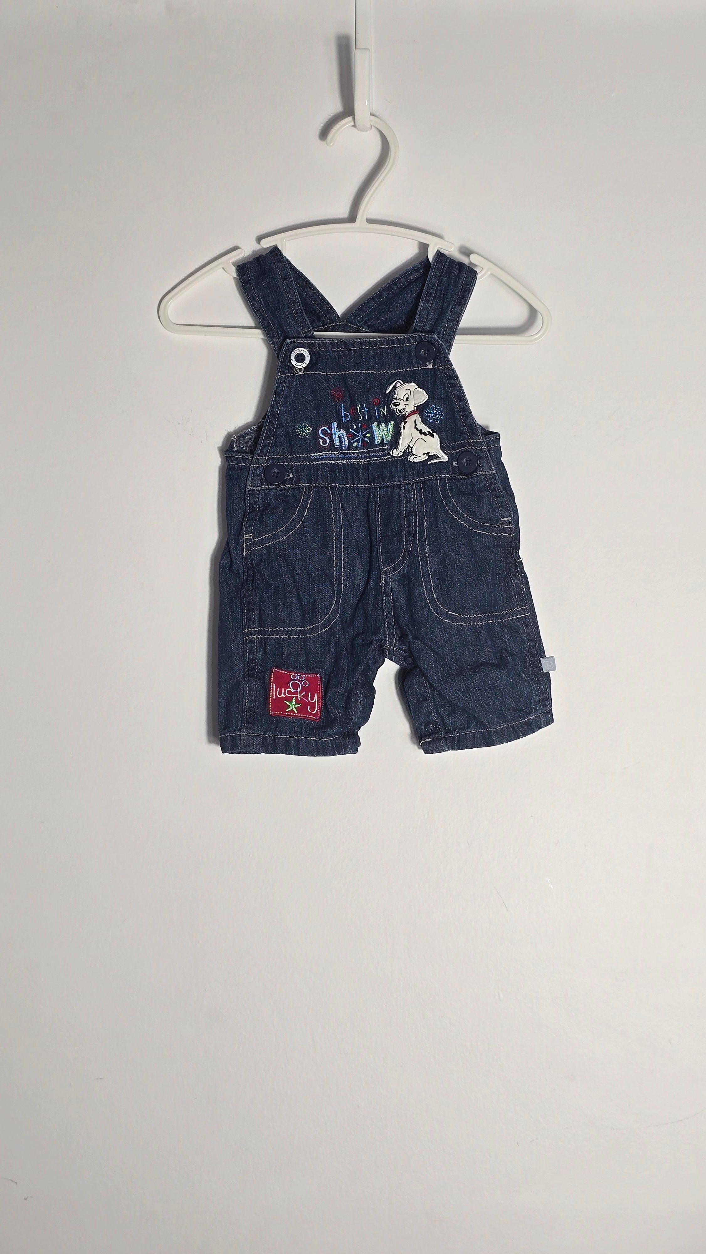 Salopette en jeans dalmatien | Disney Baby | NB