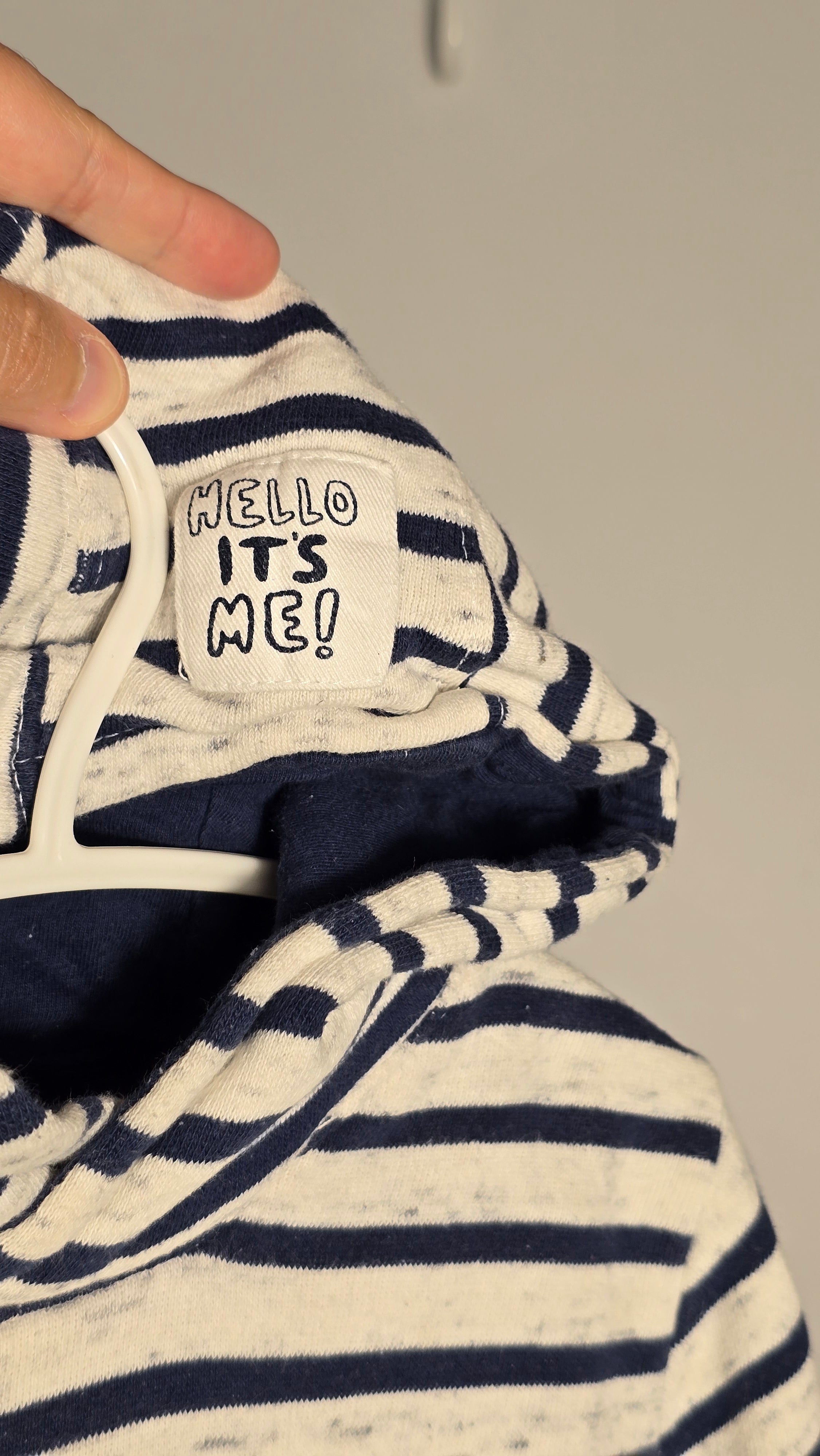 Hoodie ligné à poche sur le devant | Zara Baby | 2-3Y
