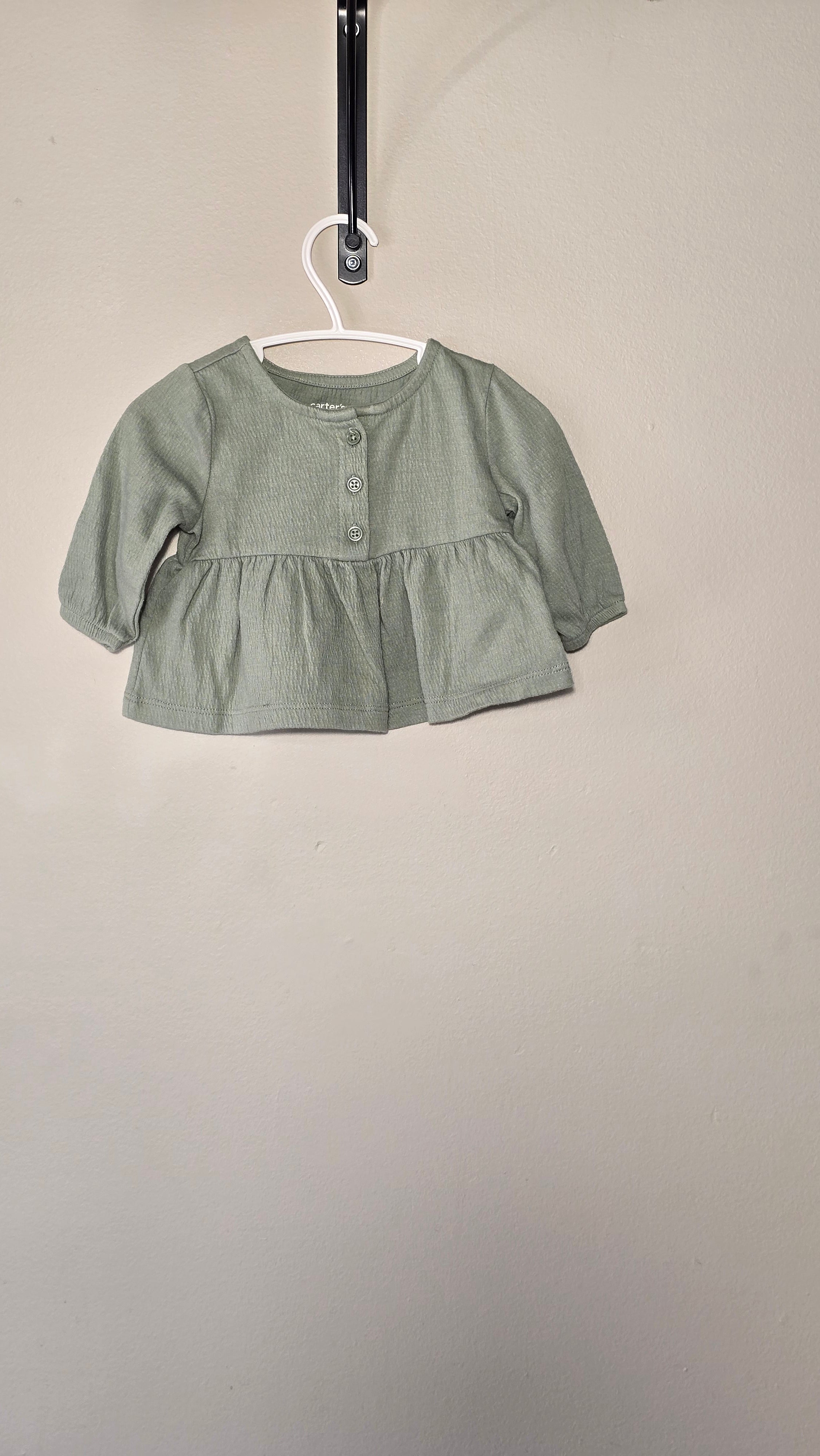 Chandail peplum à manches longues | Carter's | 3 mois