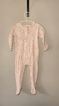 Pyjama fleuri rose pâle | Petit Lem | 12 mois