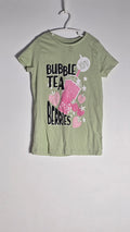 CONS AT | T-shirt bubble tea | TAG | 8A *Tache au col