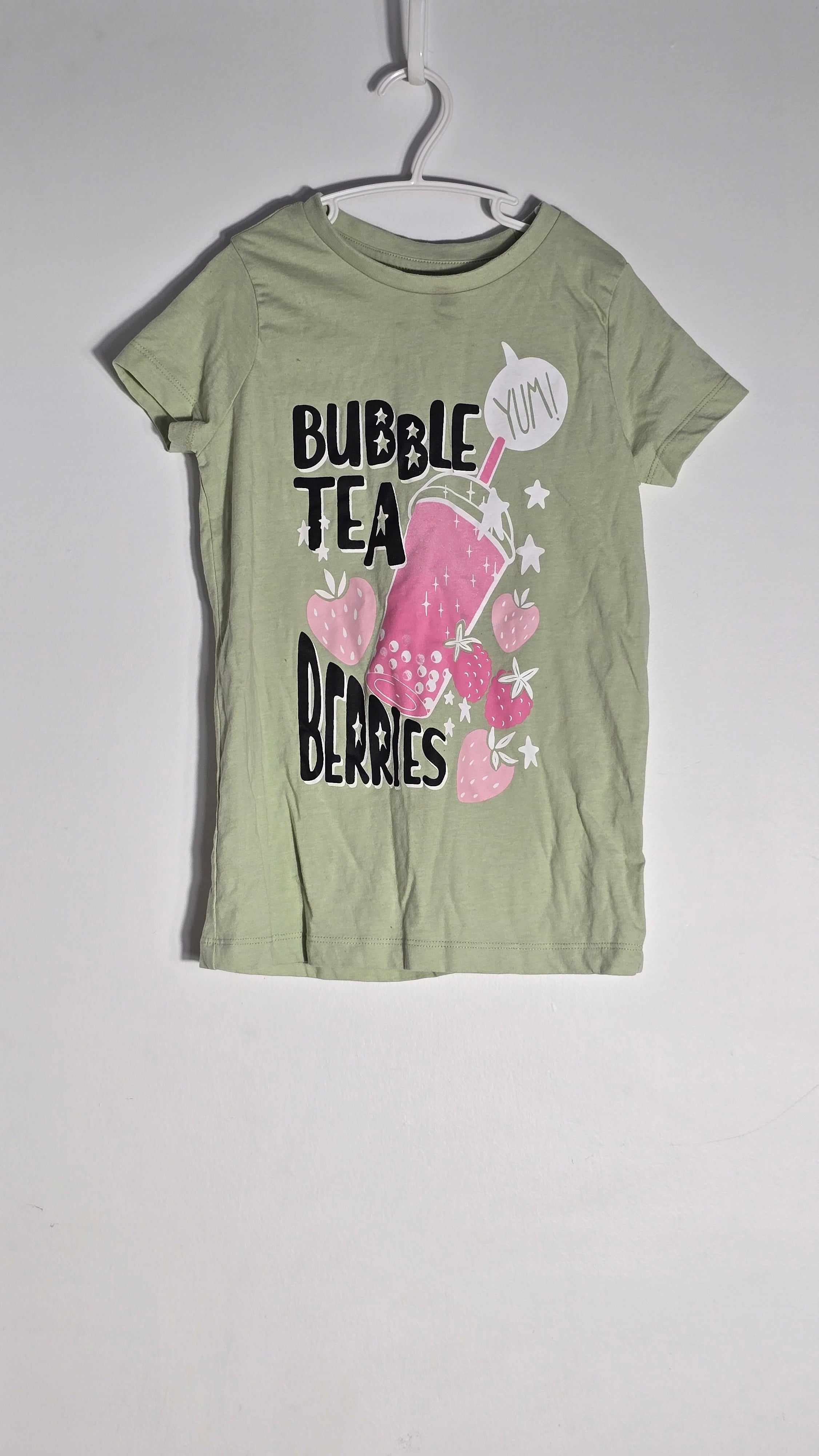 CONS AT | T-shirt bubble tea | TAG | 8A *Tache au col