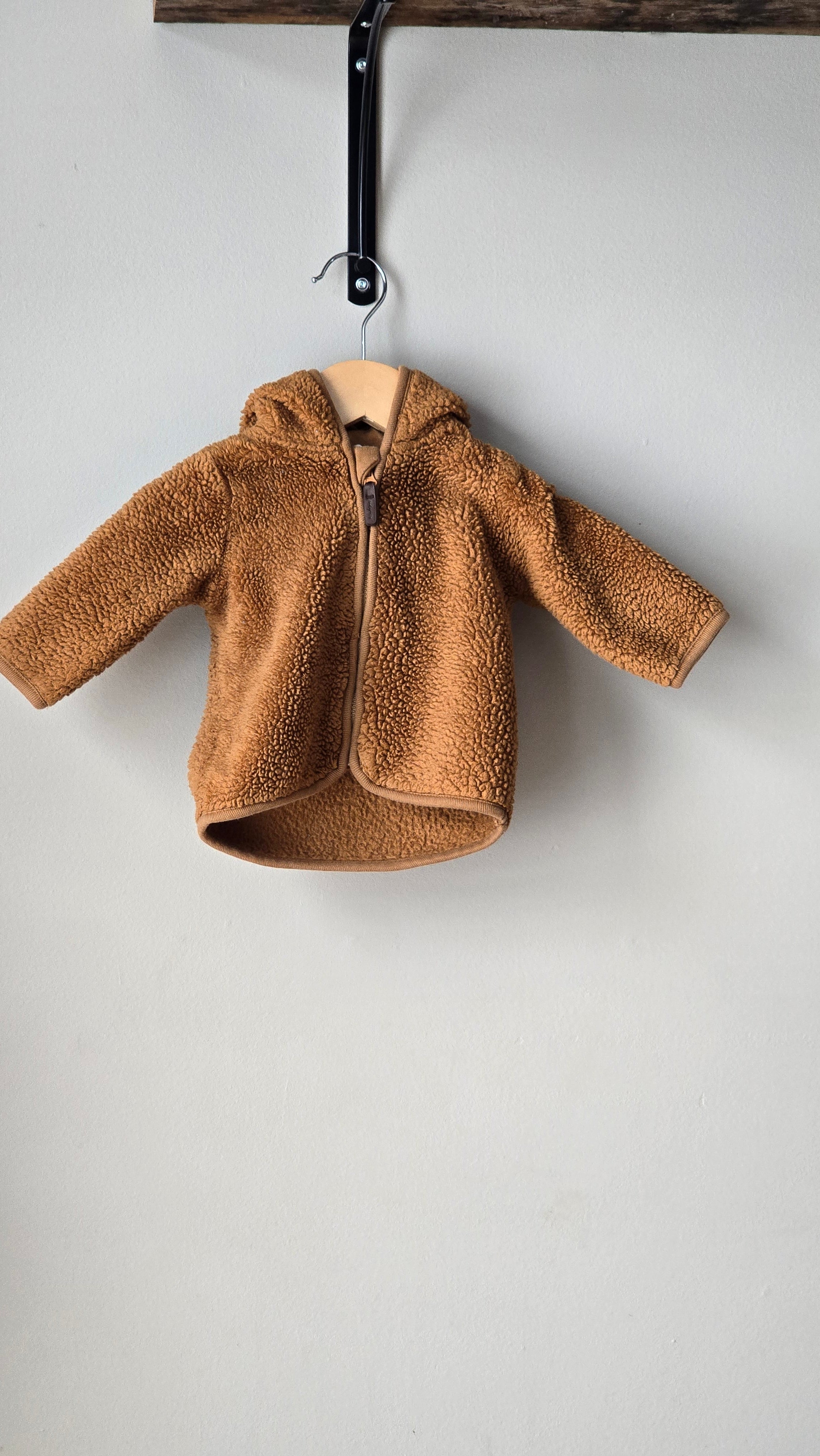 Veste en sherpa à capuchon H&M 2-4 mois