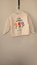Crewneck "Cute moments " | Zara | 3T