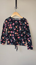 Chandail fleuri à manches longues avec boucle sur le devant | Children's place | 5-6 ans