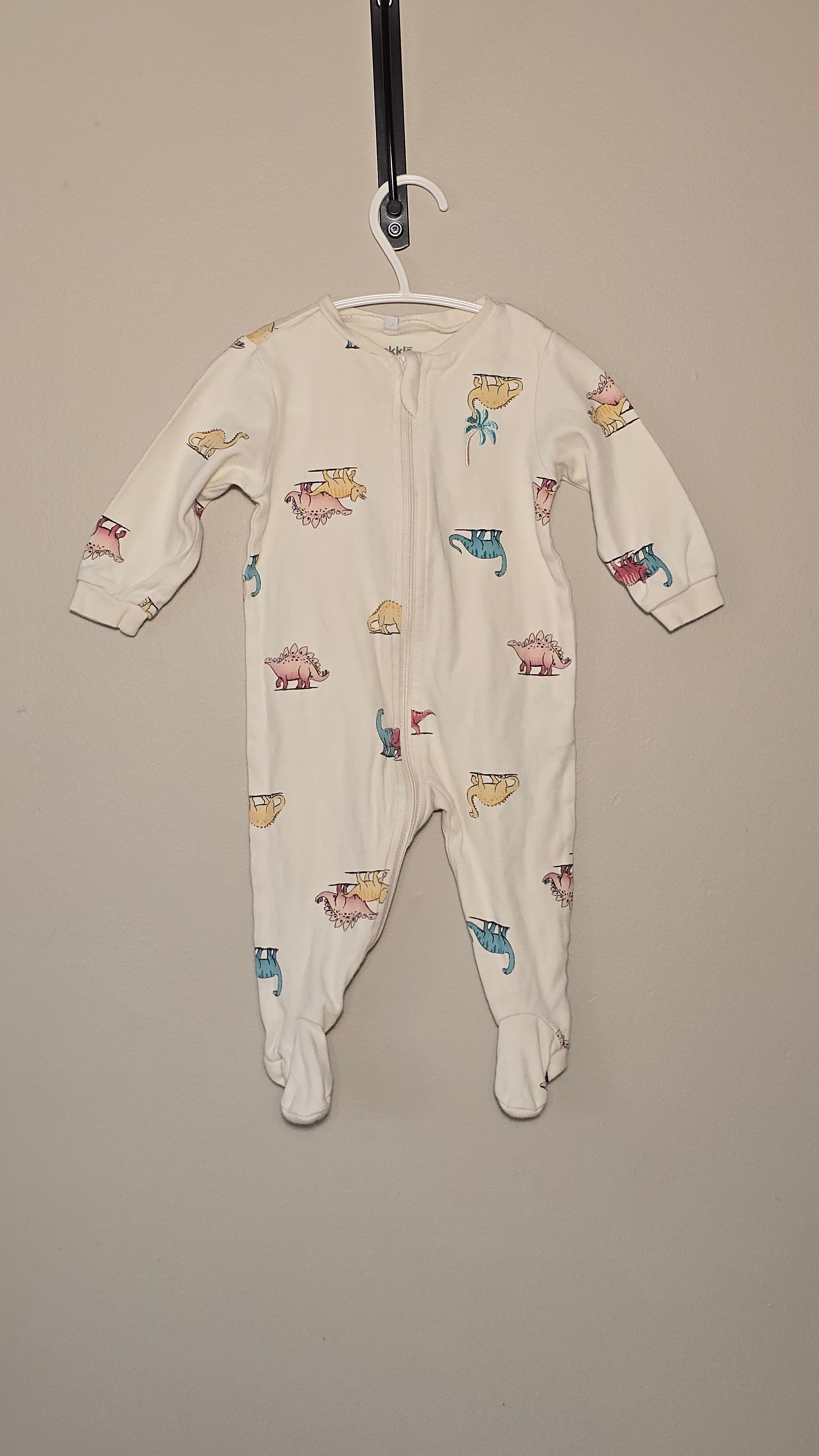 Pyjama dinosaures multicolores | Pekkle | 6 mois *Léger mousseux