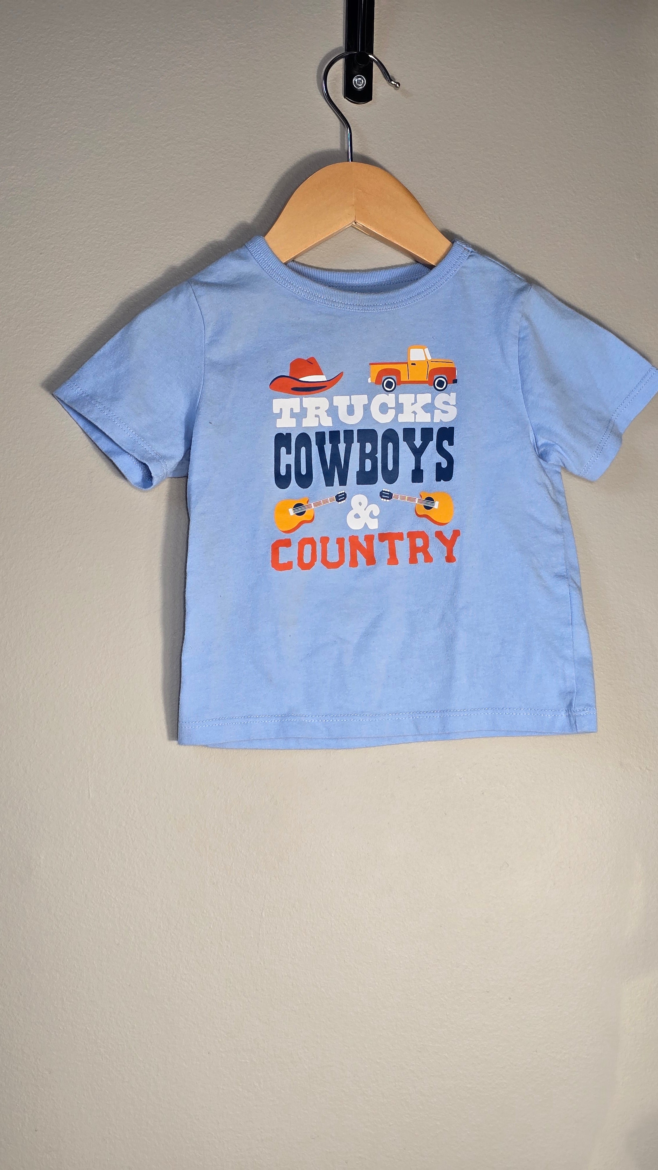T-shirt "Trucks, cowboys & Country | Children's Place | 18-24 months