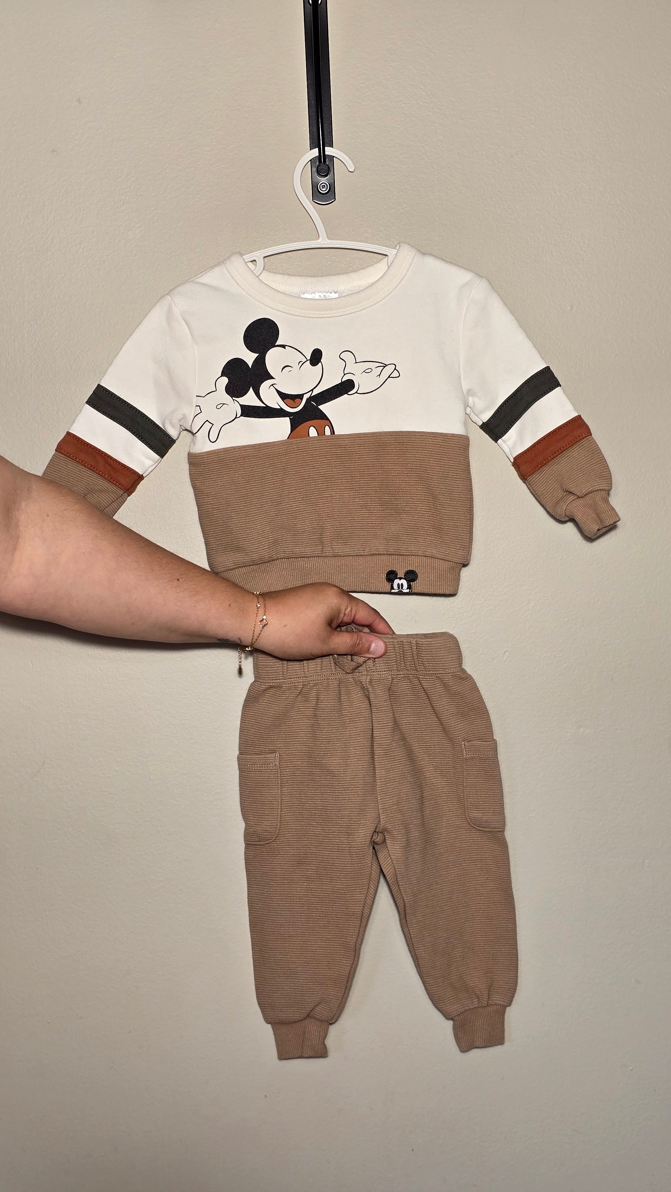 Ensemble Mickey en molleton | Disney Baby | 6 mois