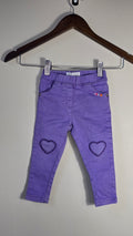 Jeans mauve skinny | Souris Mini | 12-18 mois
