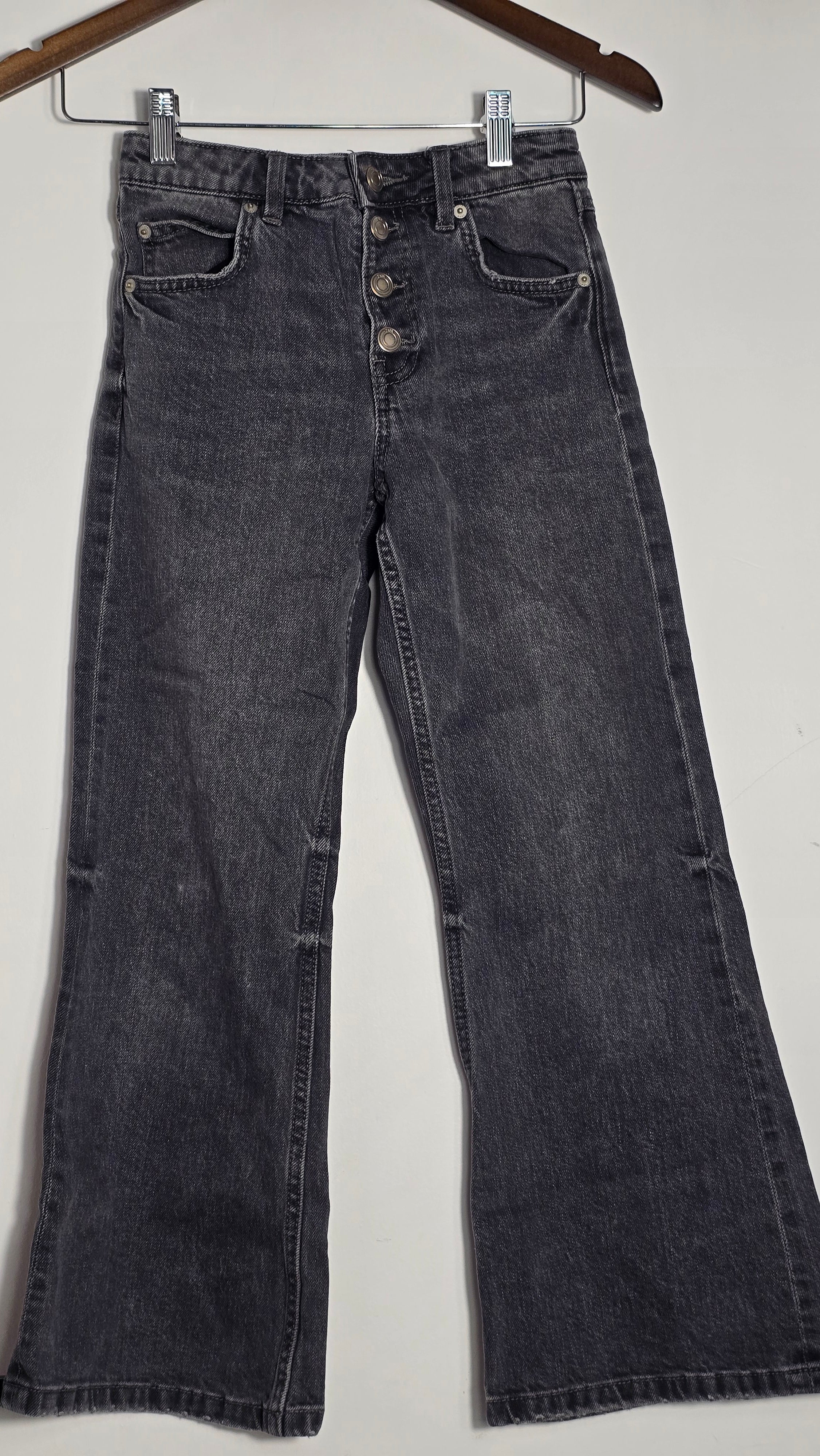 Jeans effet usé jambe évasée | Zara | 9-10A
