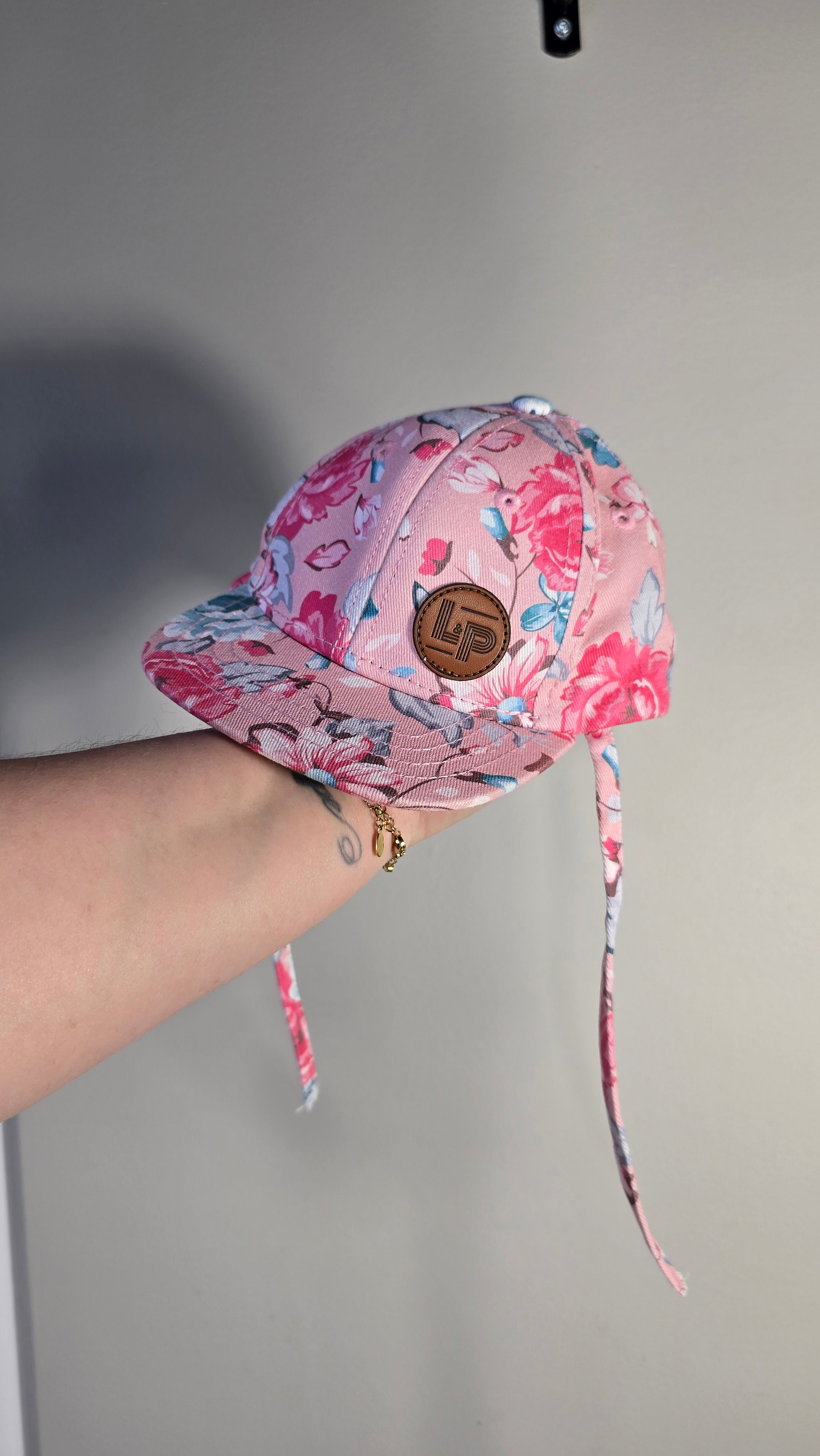Casquette fleurie | L&P | 0-6 mois