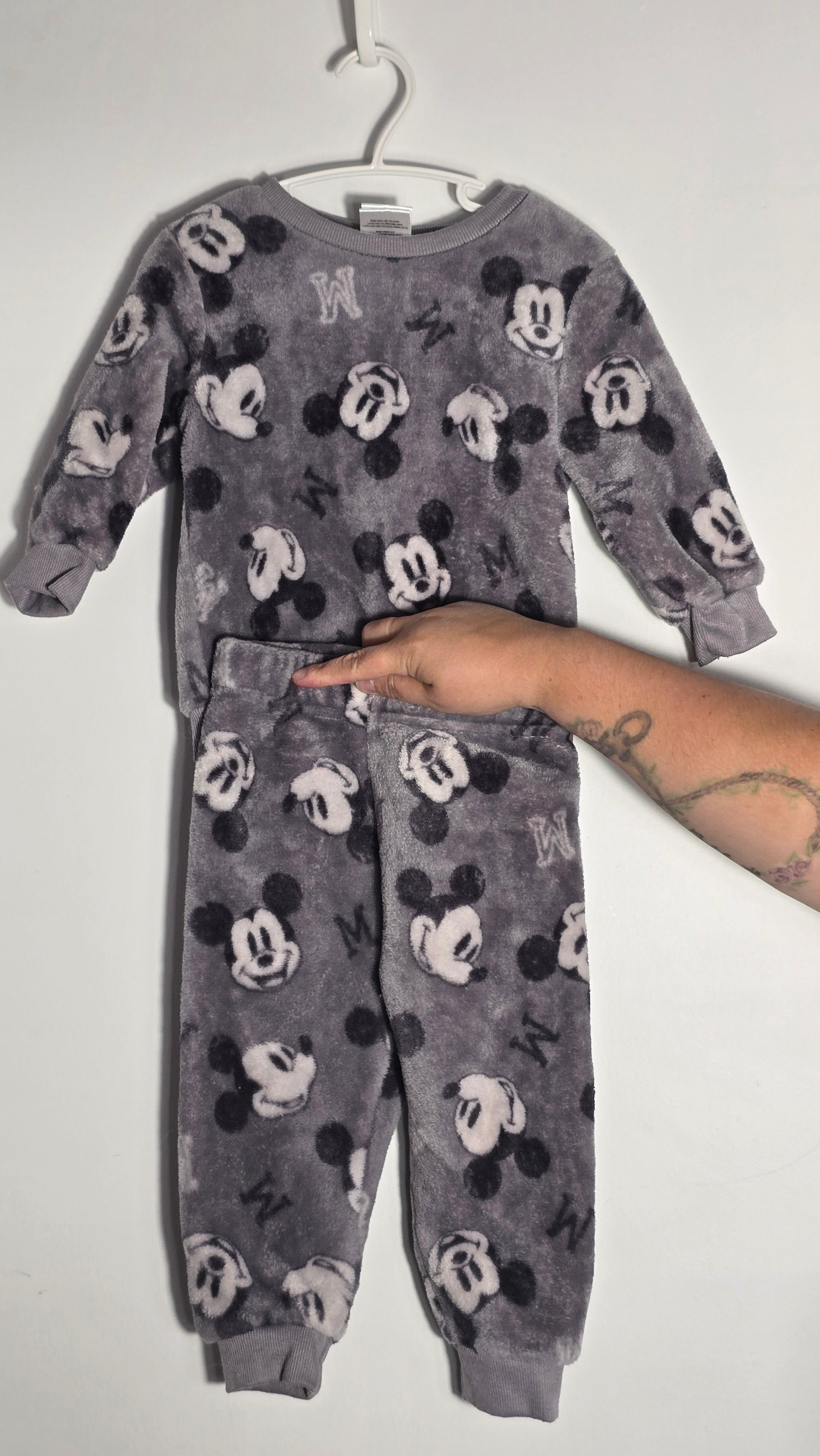 Pyjama Mickey 2 pièces en peluche | Disney Baby | 24 mois