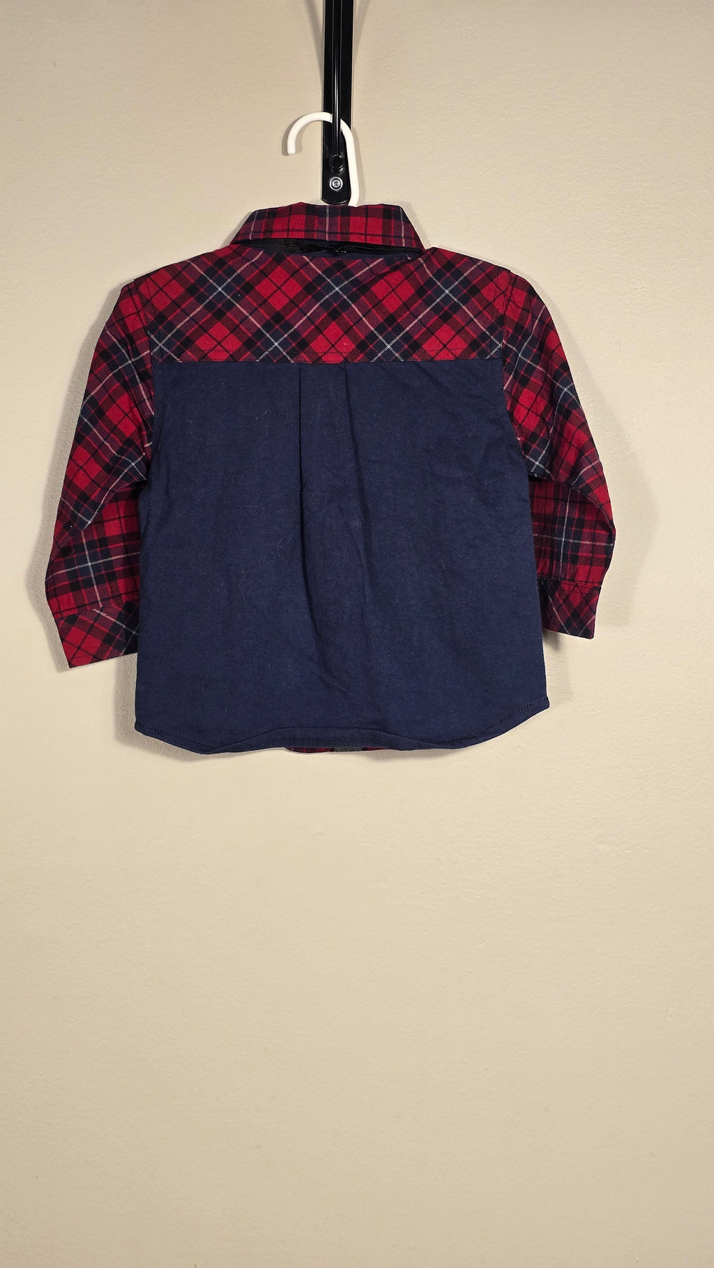 Chemise à carreaux | Nanö | 12 mois *Inclus un noeud papillon et un mouchoir dans la poche