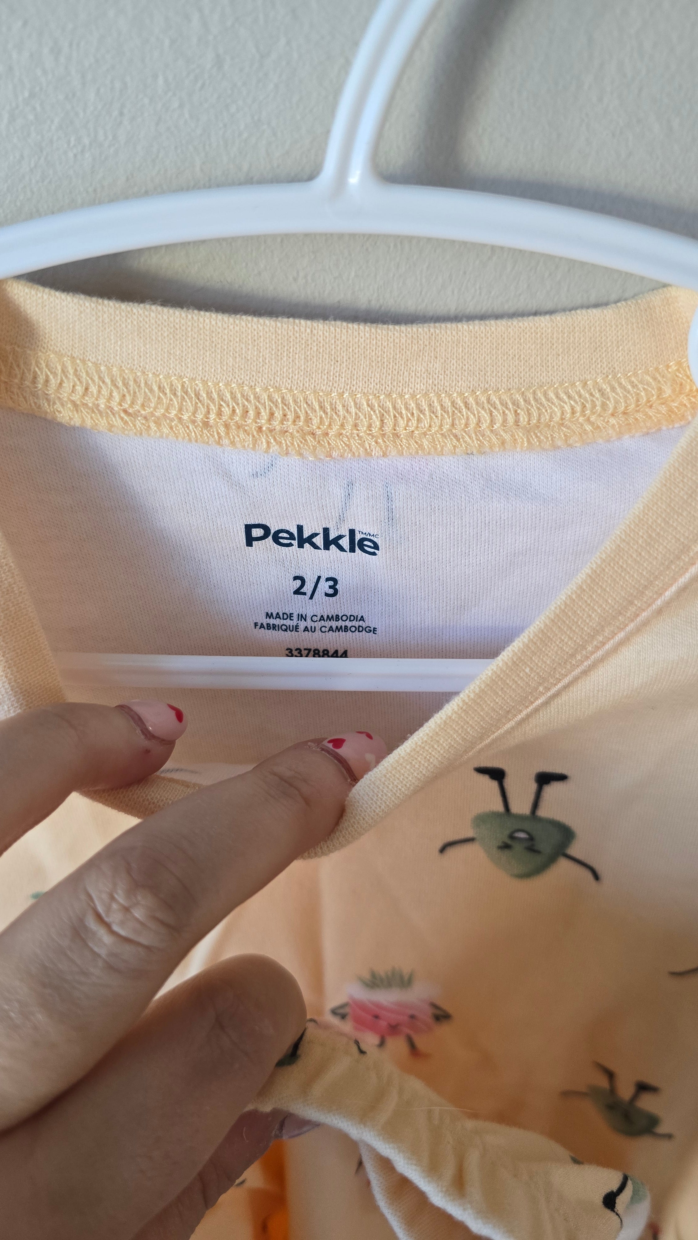 Pyjama Pekkle 2-3 ans
