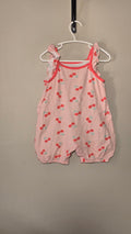 Cherry Striped Romper | Rococo | 24 months