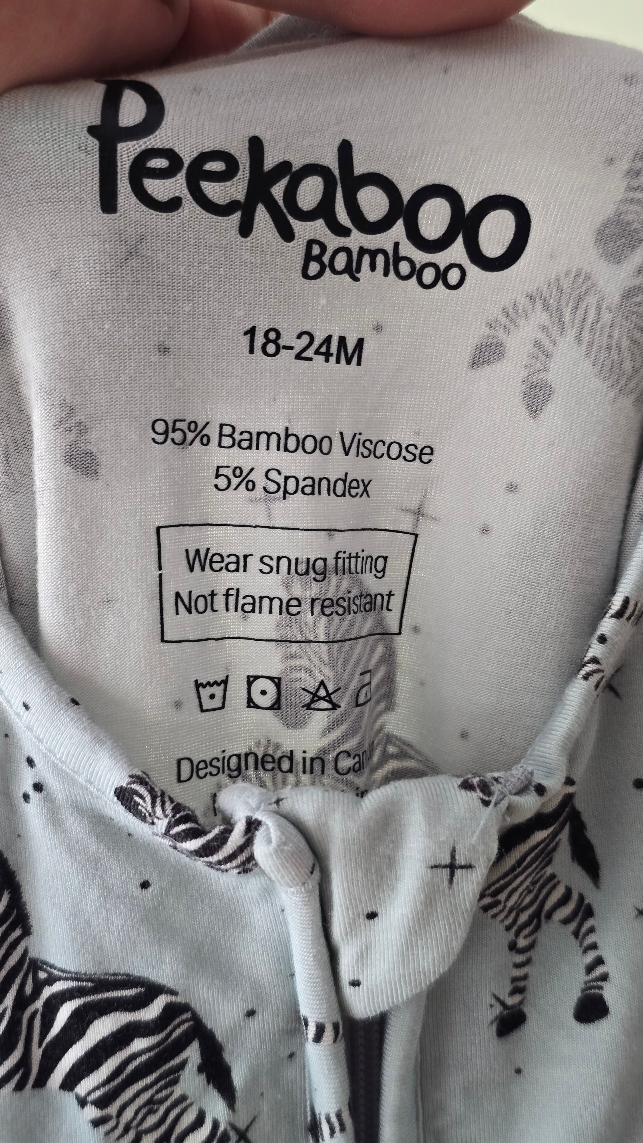 Pyjama en bamboo Pekaboo 18-24 mois