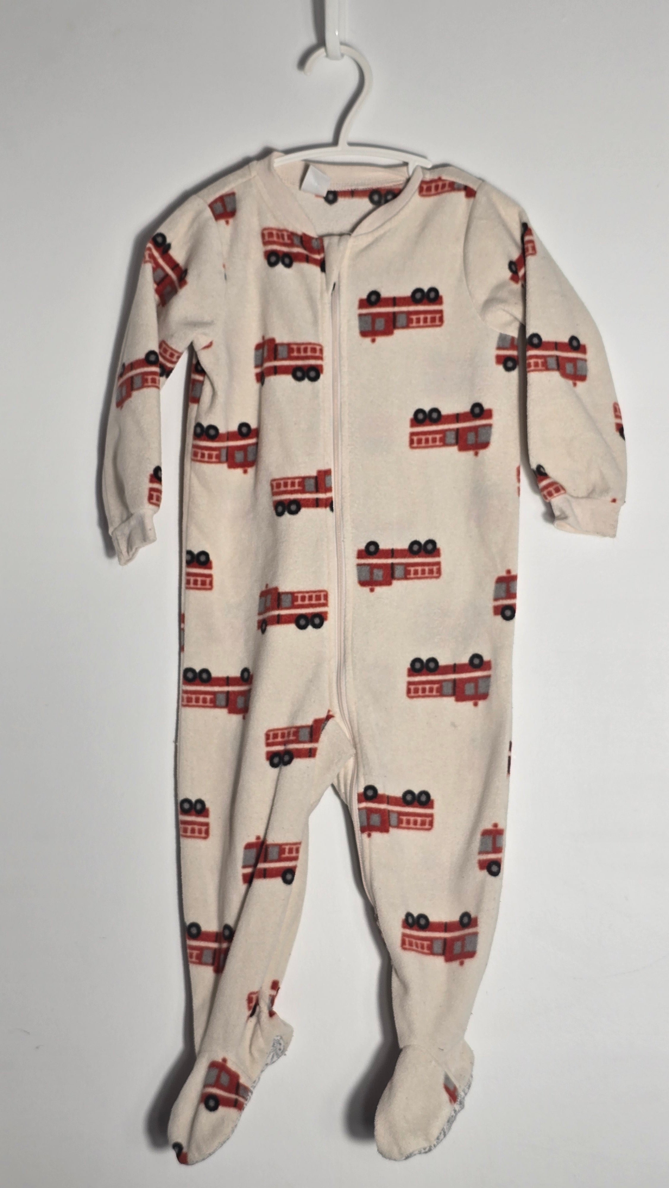 Pyjama pompiers en polar | Pekkle | 18 mois *Un peu mousseux
