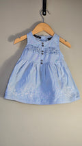 Floral Embroidered Denim Dress | Calvin Klein Jeans | 2T