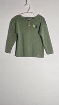 Pull 100% coton - feuilles | Souris Mini | 18-24 mois