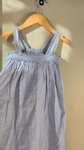 Robe lignée doublée effet lin | Baby Gap | 5 ans *quelques mailles