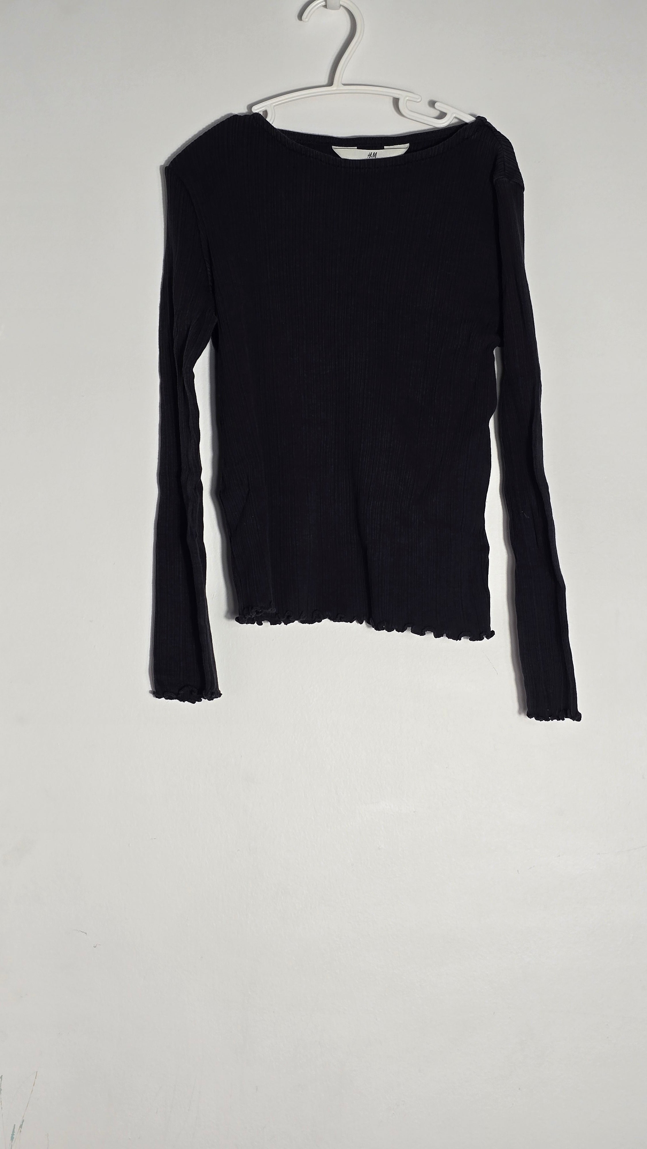 Chandail côtelé à manches longues | H&M | 8-10A
