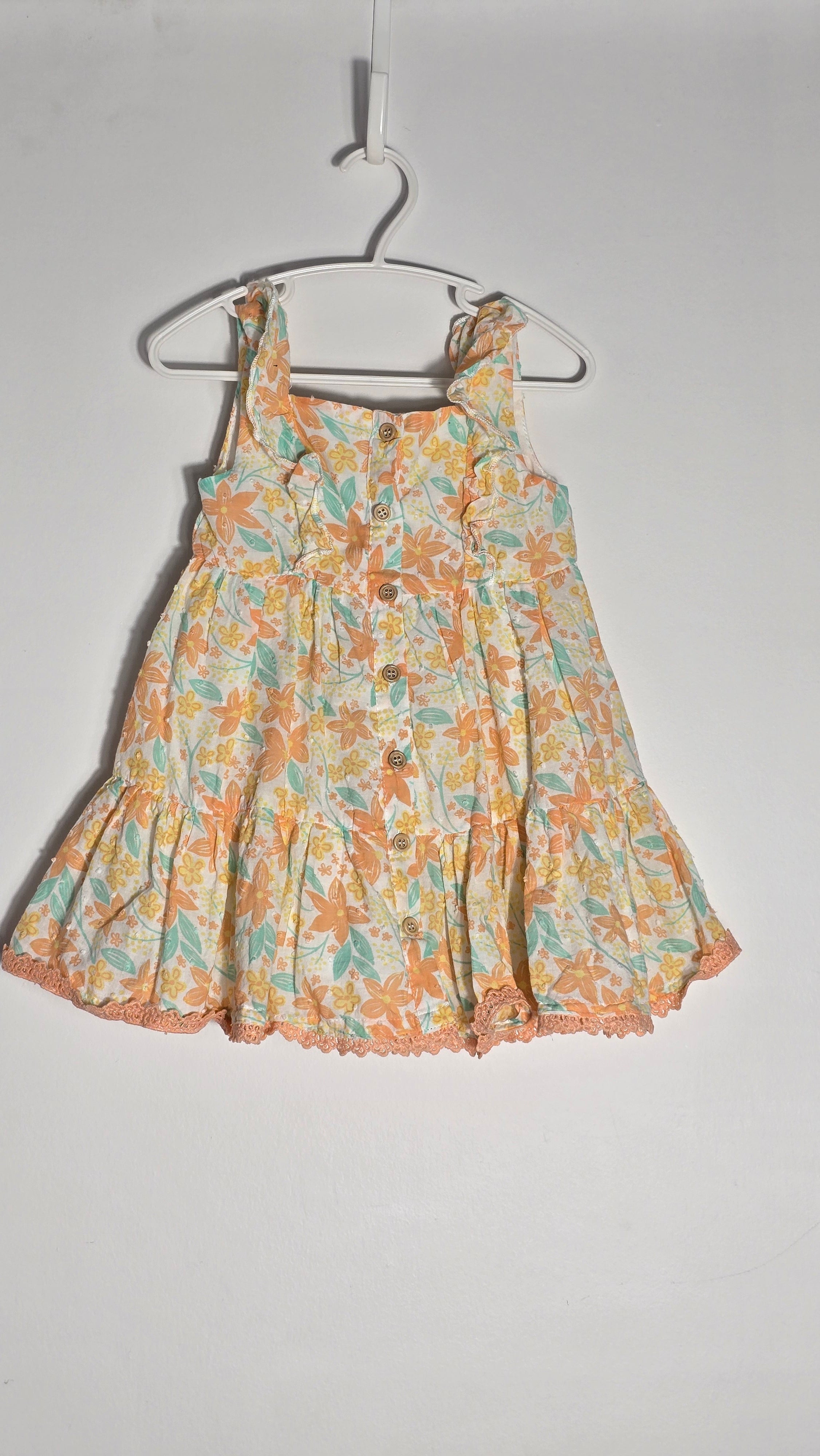 Robe fleurie doublée | Catherine Malendrino | 24 mois