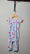 Loulou Lollipop floral bamboo pyjamas 6-12 months