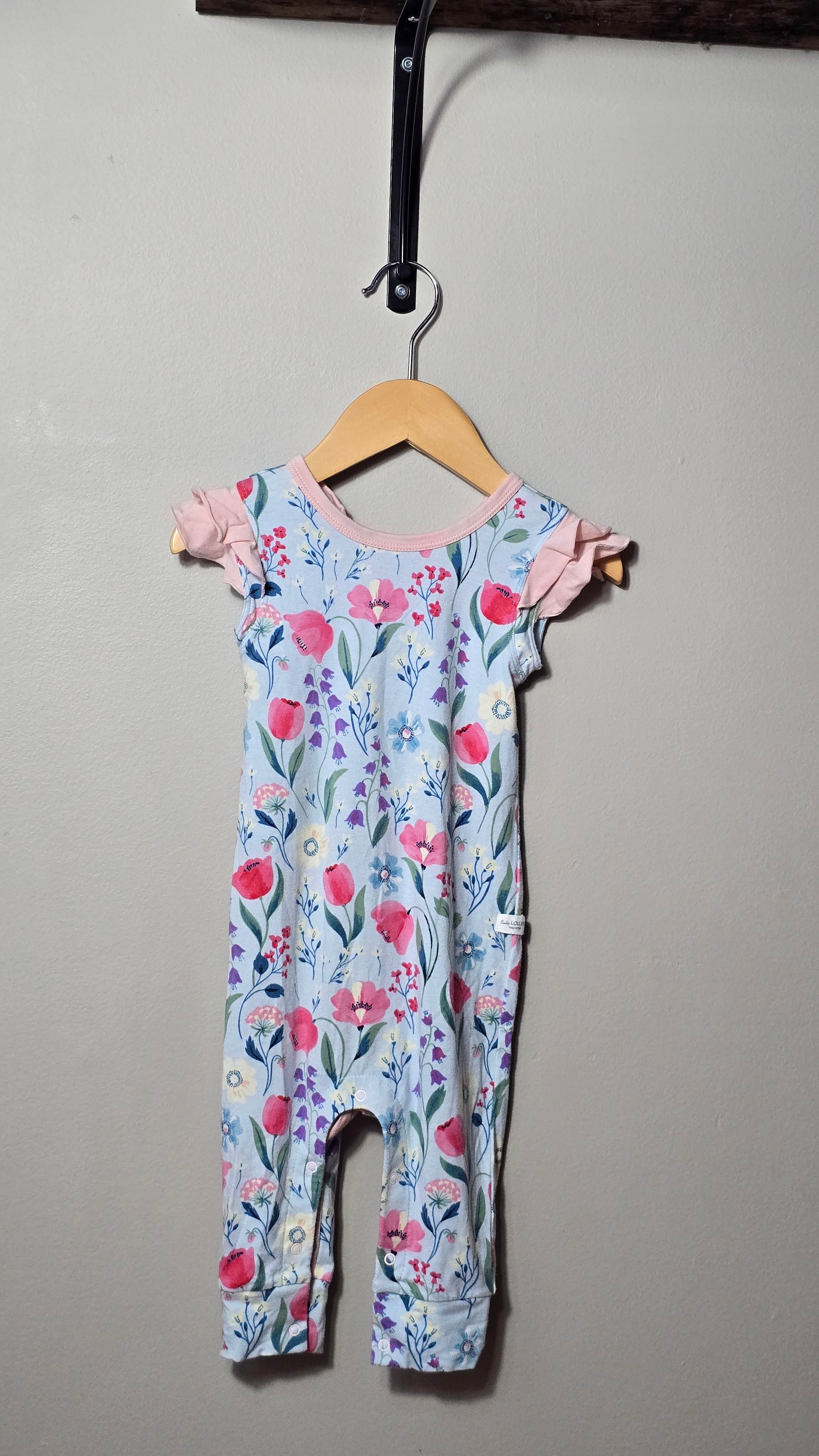 Pyjama fleuri en bamboo Loulou Lollipop 6-12 mois