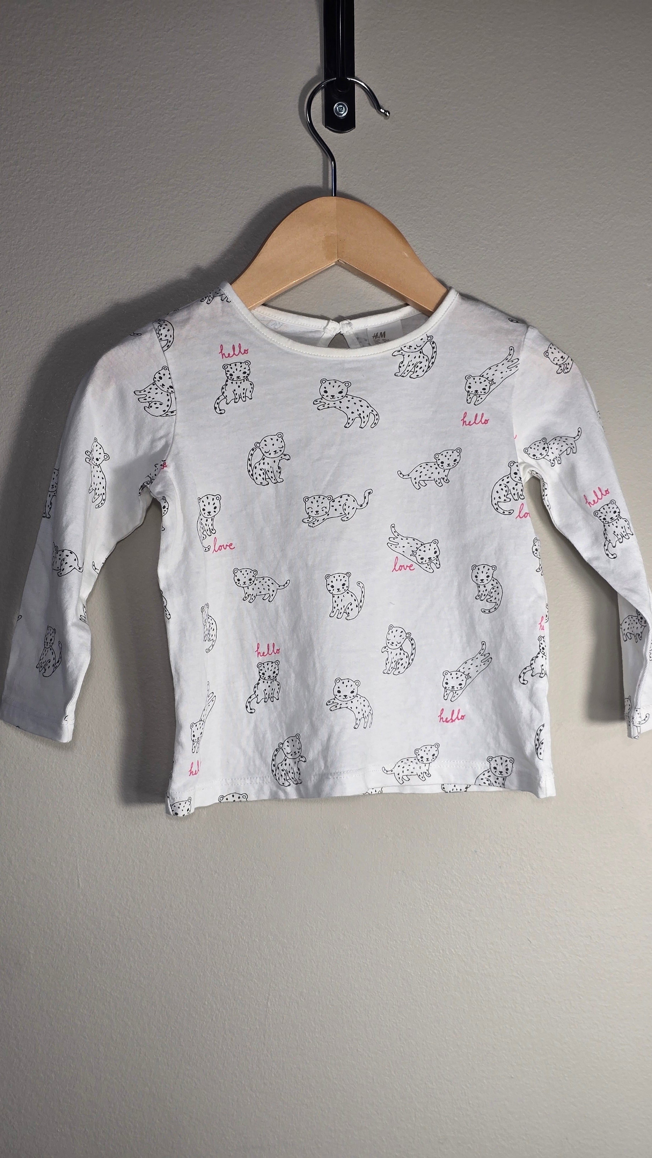 Chandail à manches longues chats | H&M | 9-12 mois