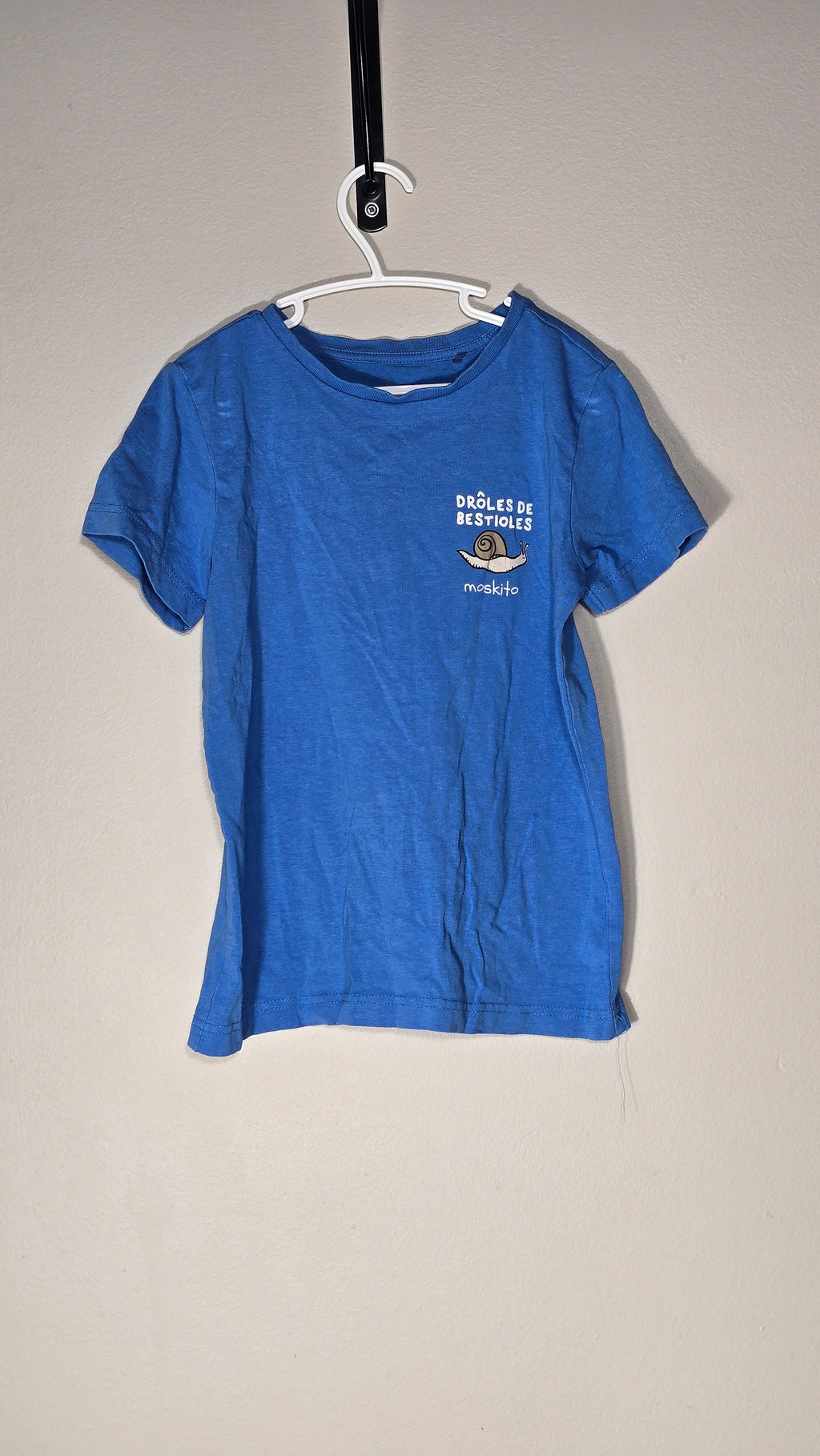 T-shirt "Drôles de bestioles" | Moskito | 7A *Voir dos, dessins légèrement craqués