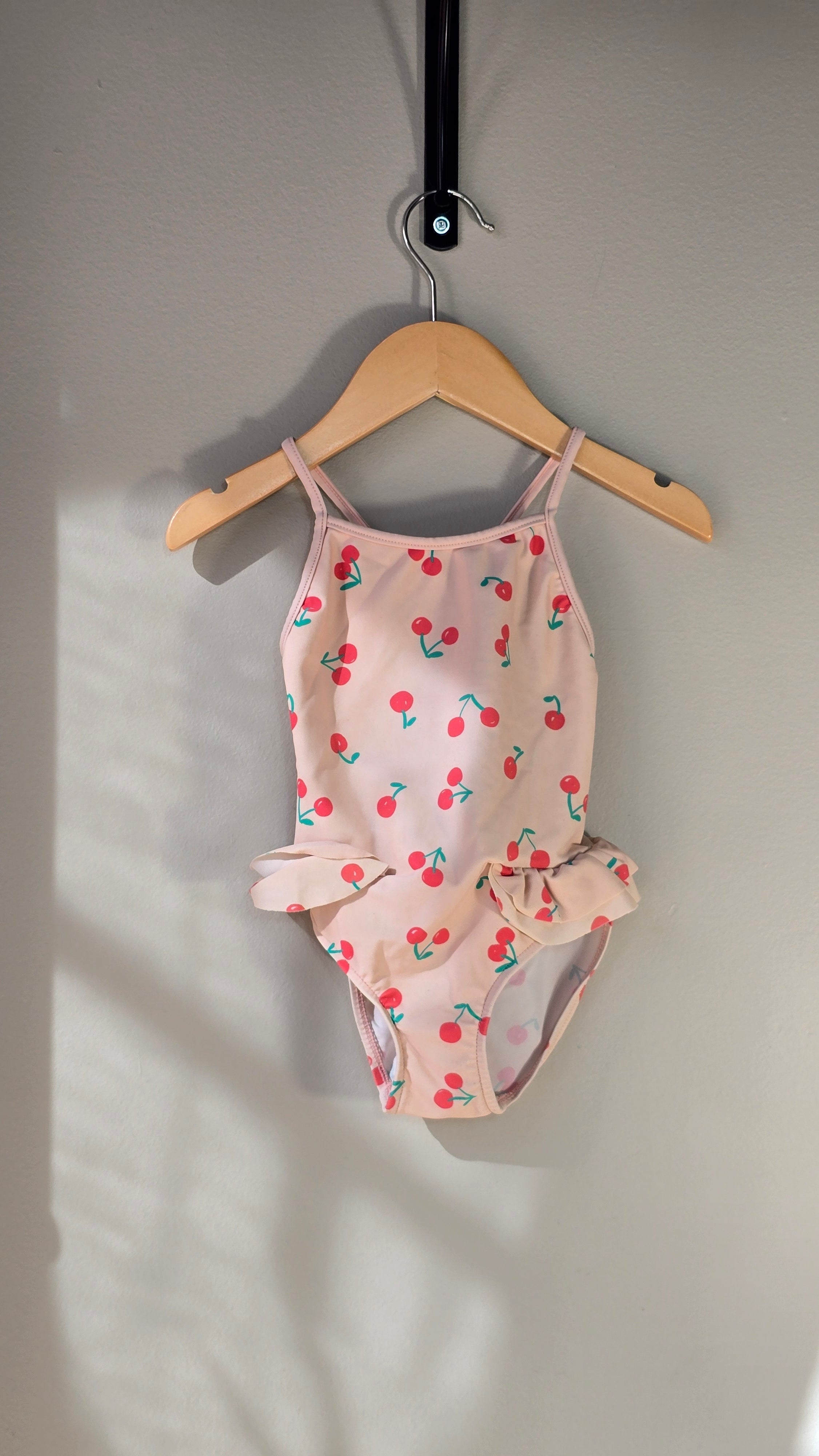 Cherry swimsuit | Zara | 12-24 months *very slightly imperfect on the bottom