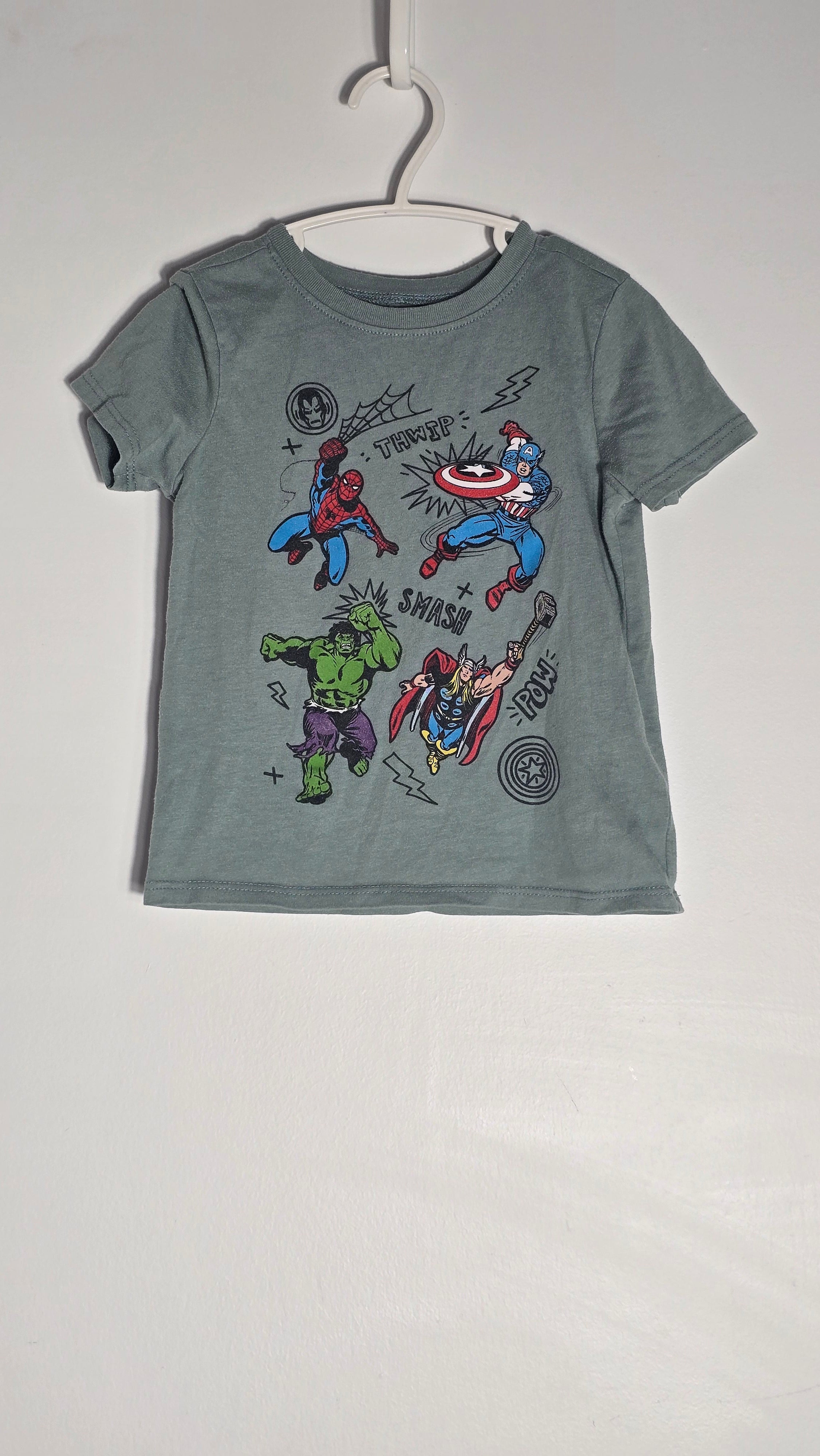 T-shirt superhéros | Marque inconnue | 3T *Mousseux