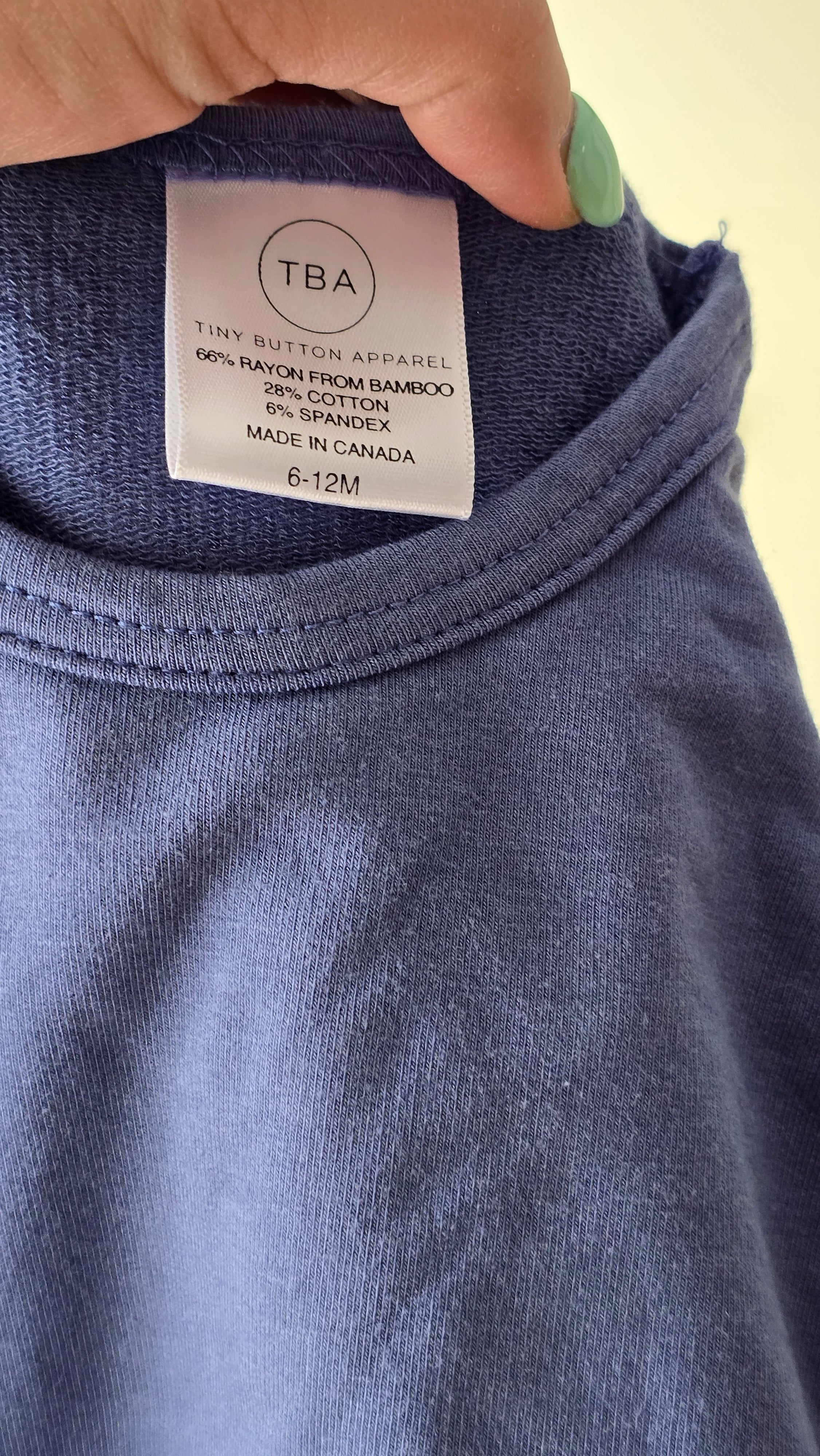 Chandail Tiny Button Apparel 6-12 mois