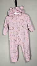 CONS JFR | Pyjama sans pied en polar | Child of mine by Carter's | 12 mois *Embouts un peu mousseux