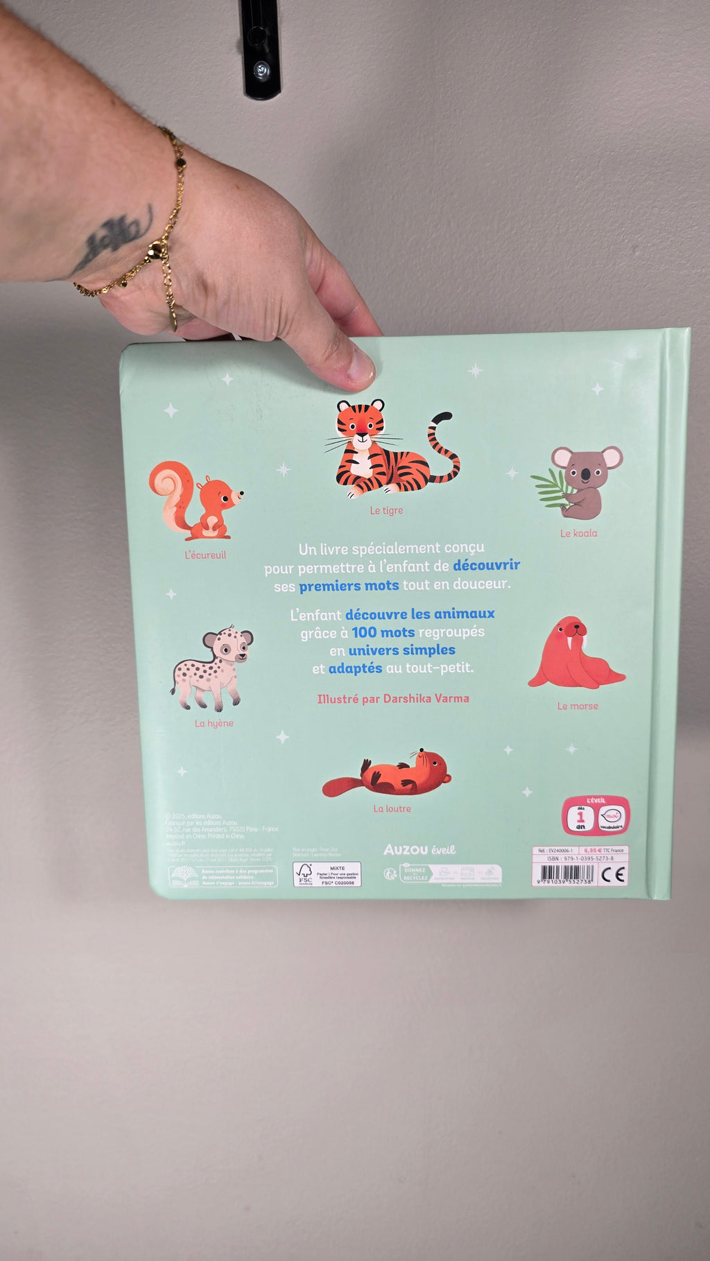 My 100 Words to Discover Animals Book (French)