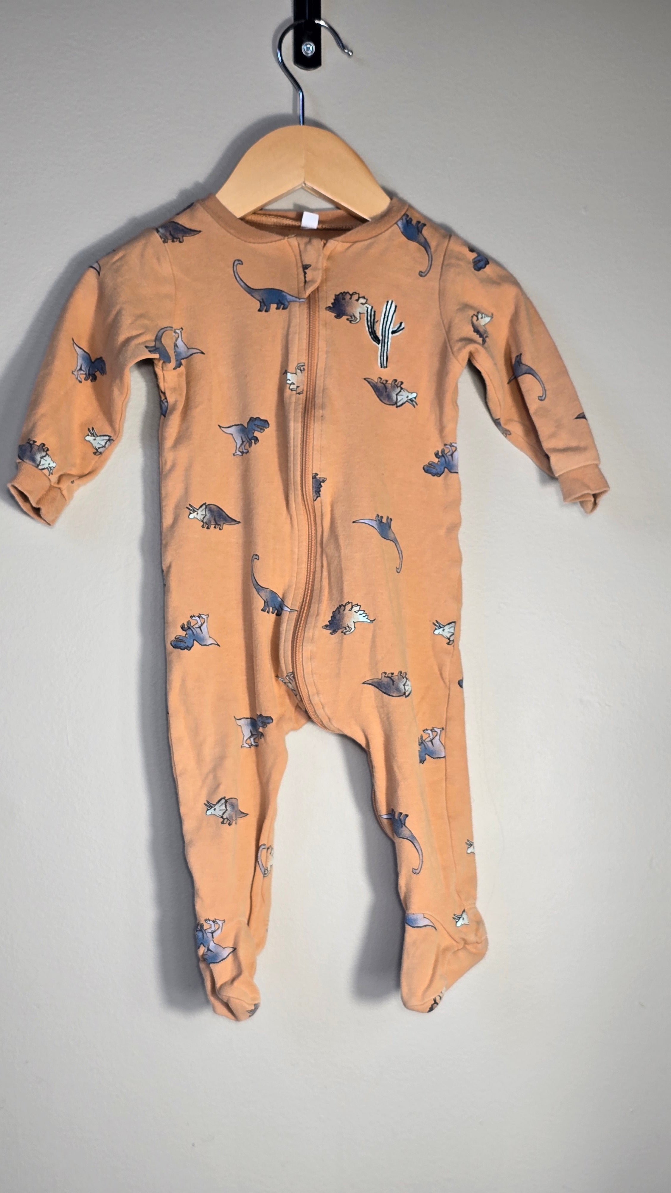 Pyjama dinosaurs cactus | Pekkle | 9 months *slightly fuzzy